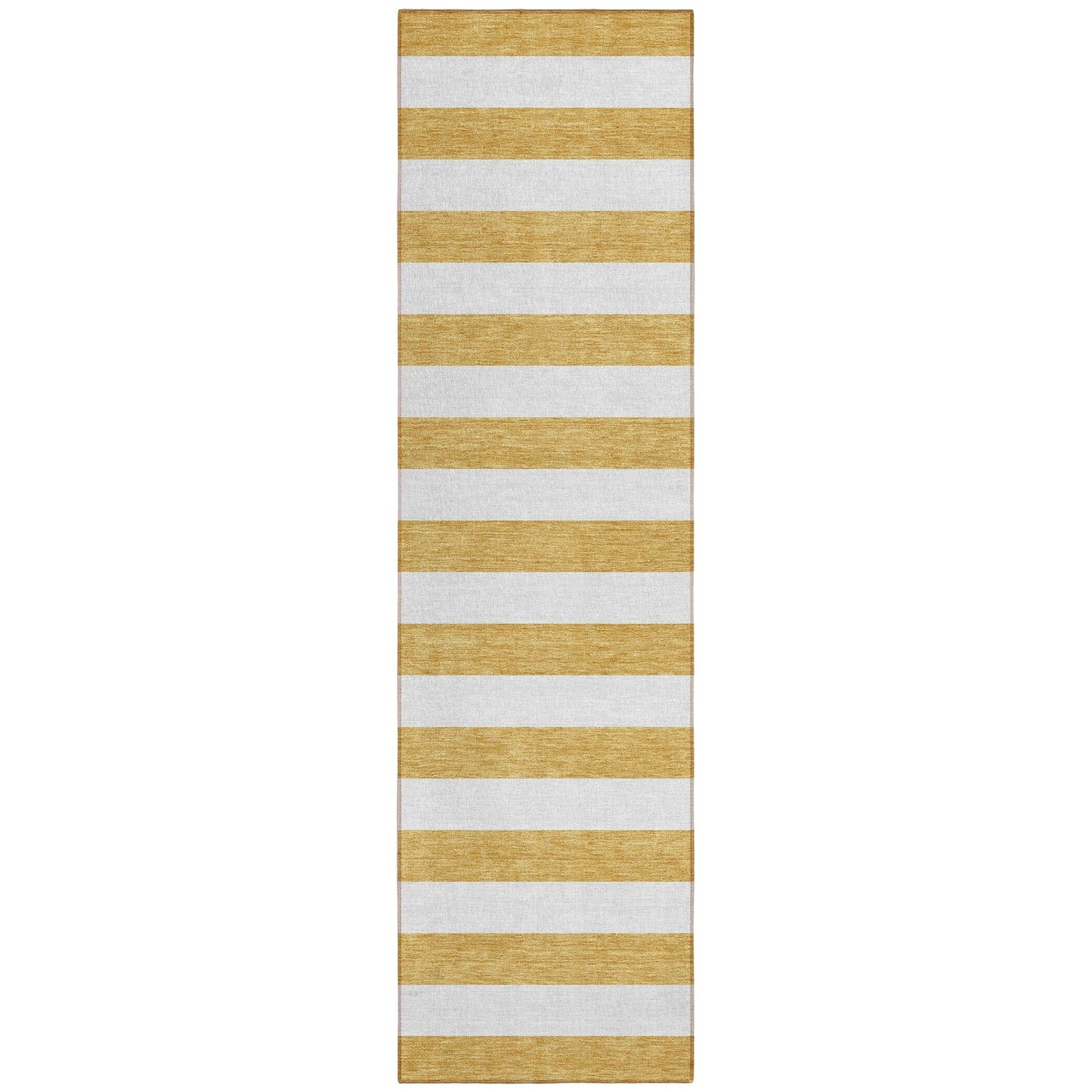Machine Washable Indoor/ Outdoor Cabana Stripe Chantille Rug