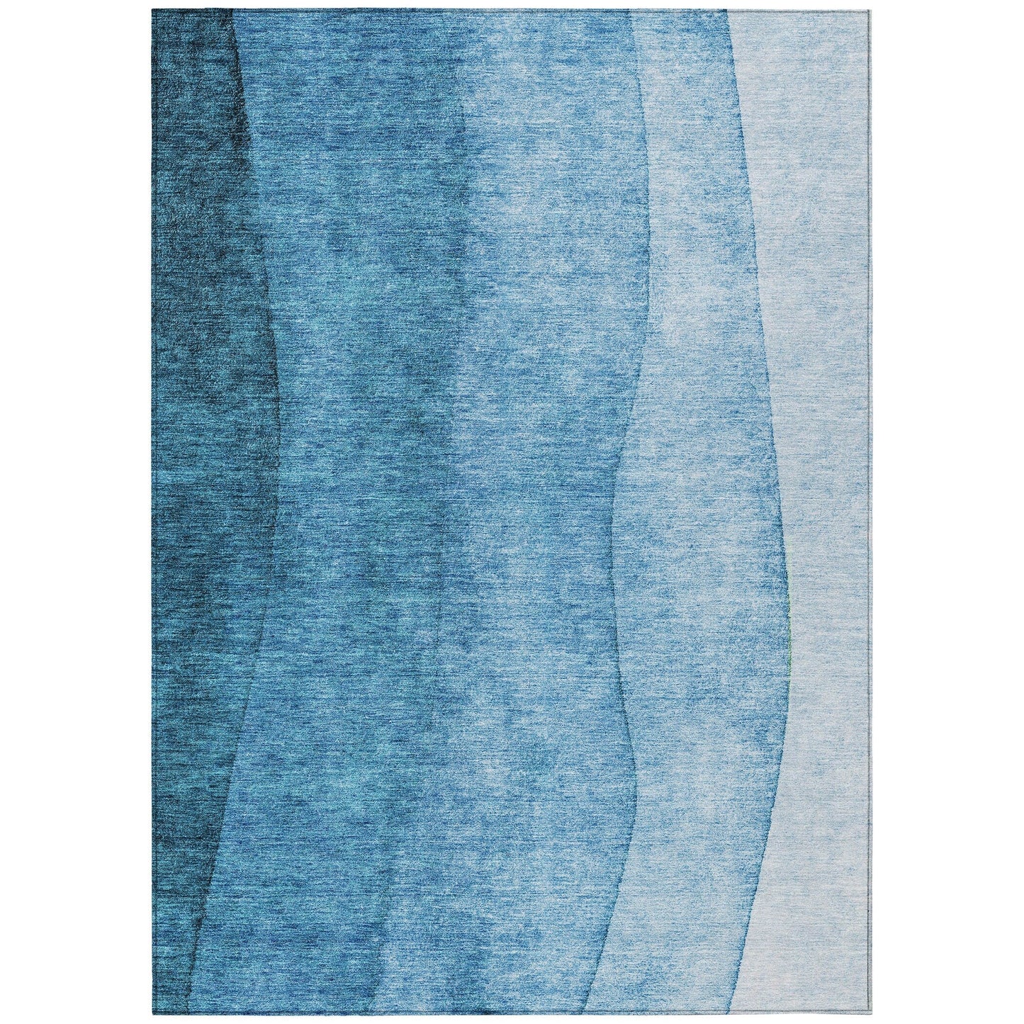 Machine Washable Indoor/ Outdoor Chantille Contemporary Ombre Rug
