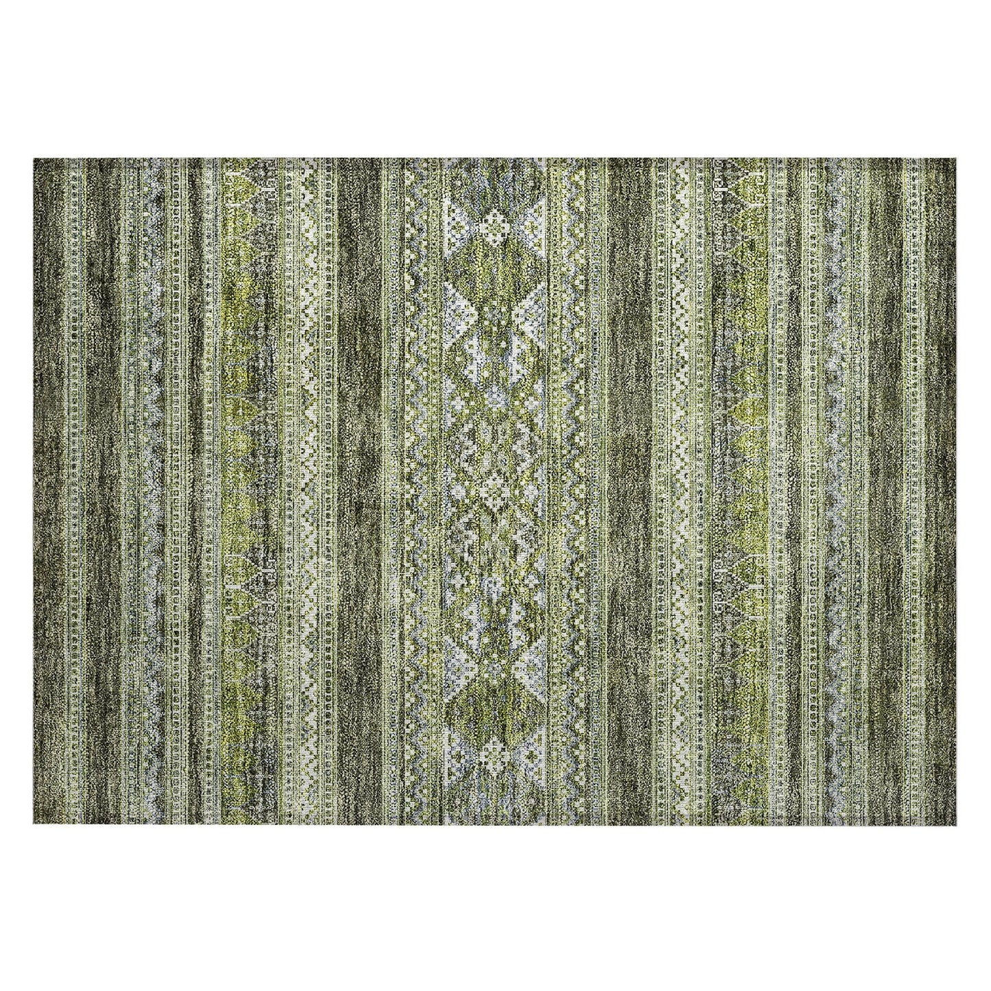 Machine Washable Indoor/ Outdoor Chantille Tribal Boho Rug
