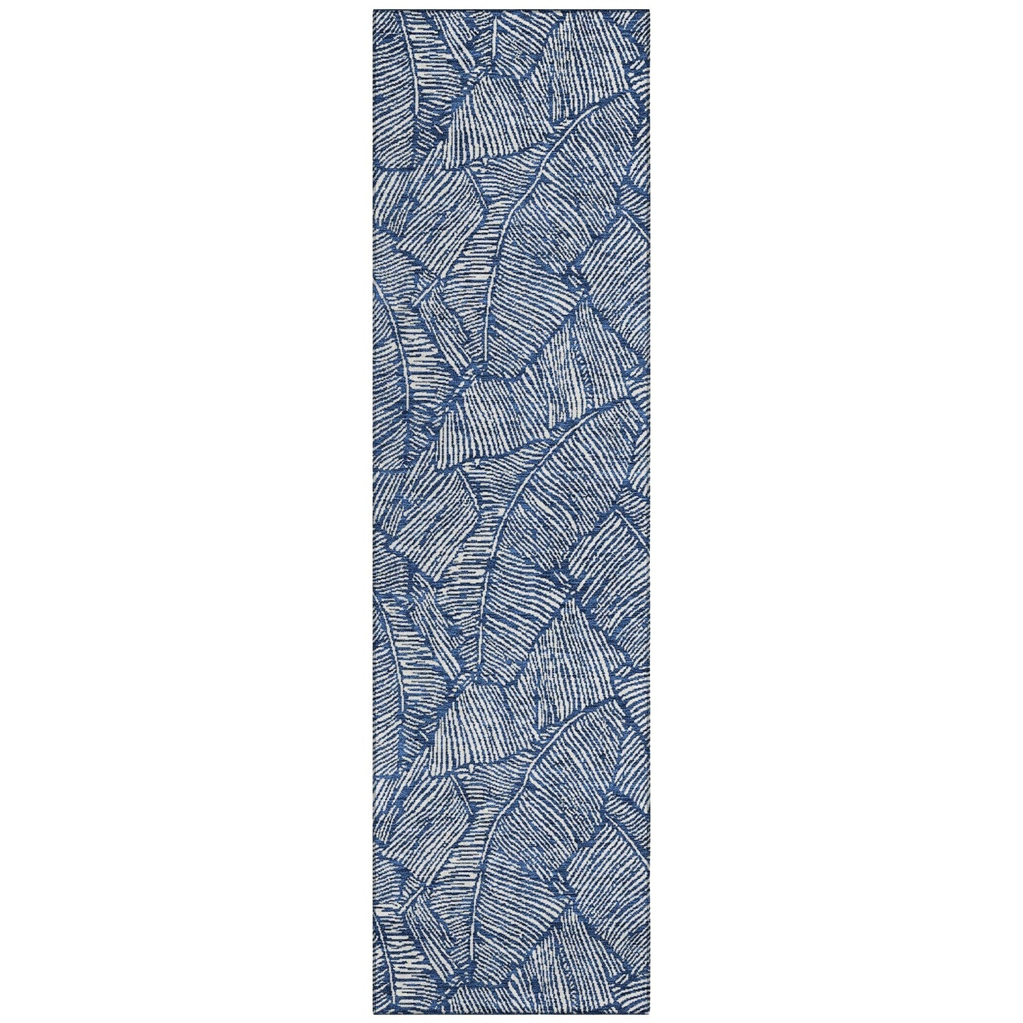 Machine Washable Indoor/ Outdoor Chantille Tropical Palm Rug