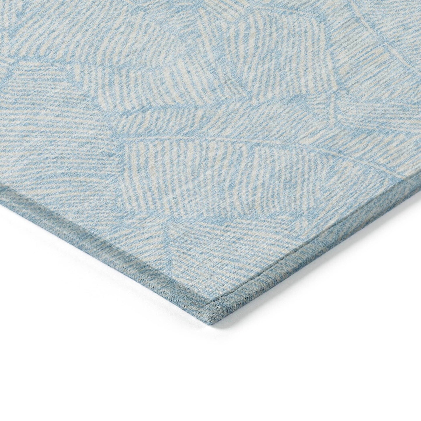 Machine Washable Indoor/ Outdoor Chantille Tropical Palm Rug