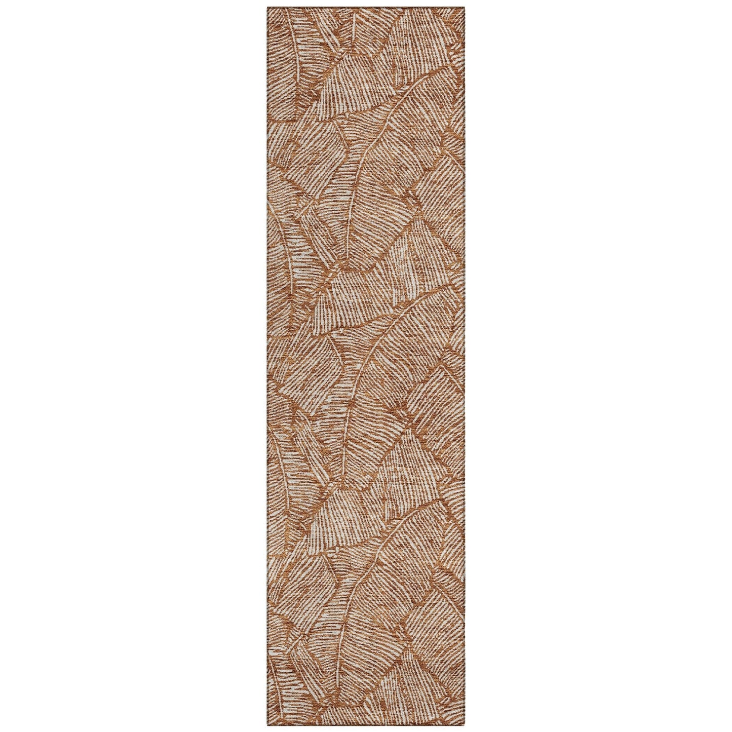 Machine Washable Indoor/ Outdoor Chantille Tropical Palm Rug