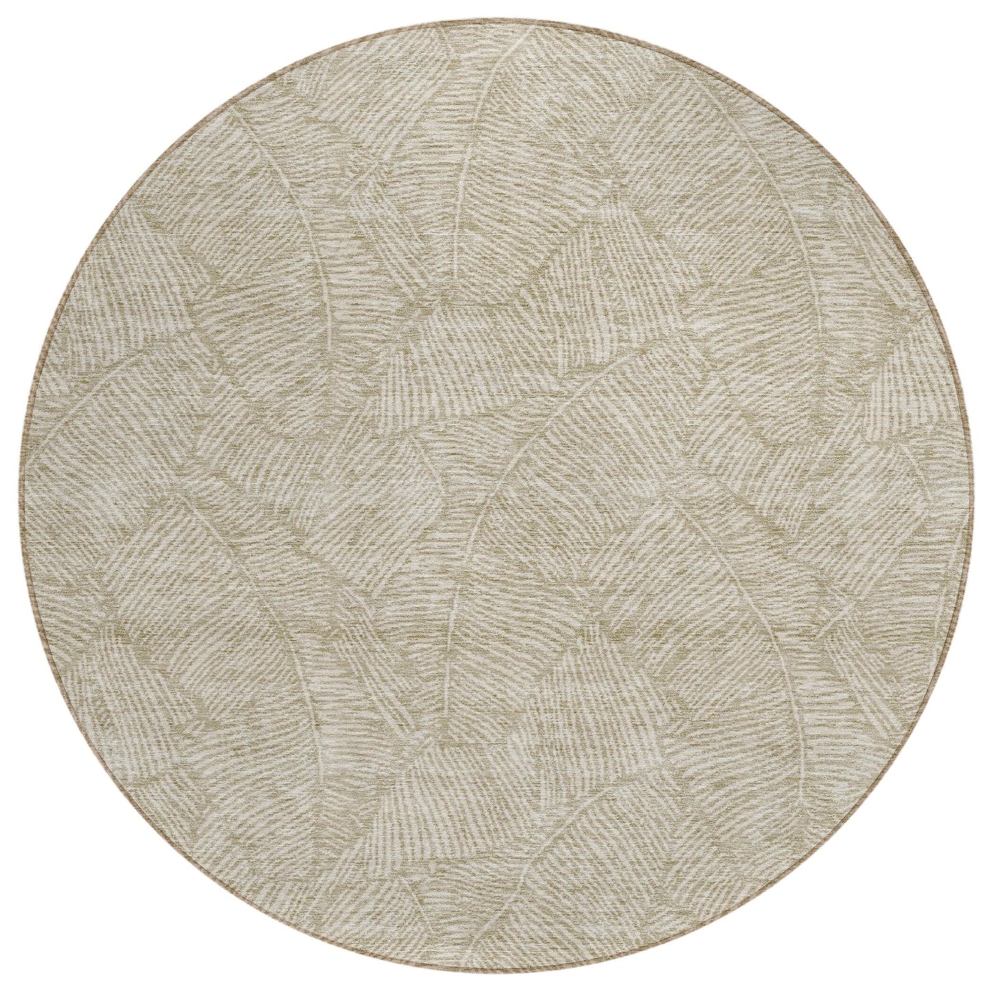 Machine Washable Indoor/ Outdoor Chantille Tropical Palm Rug