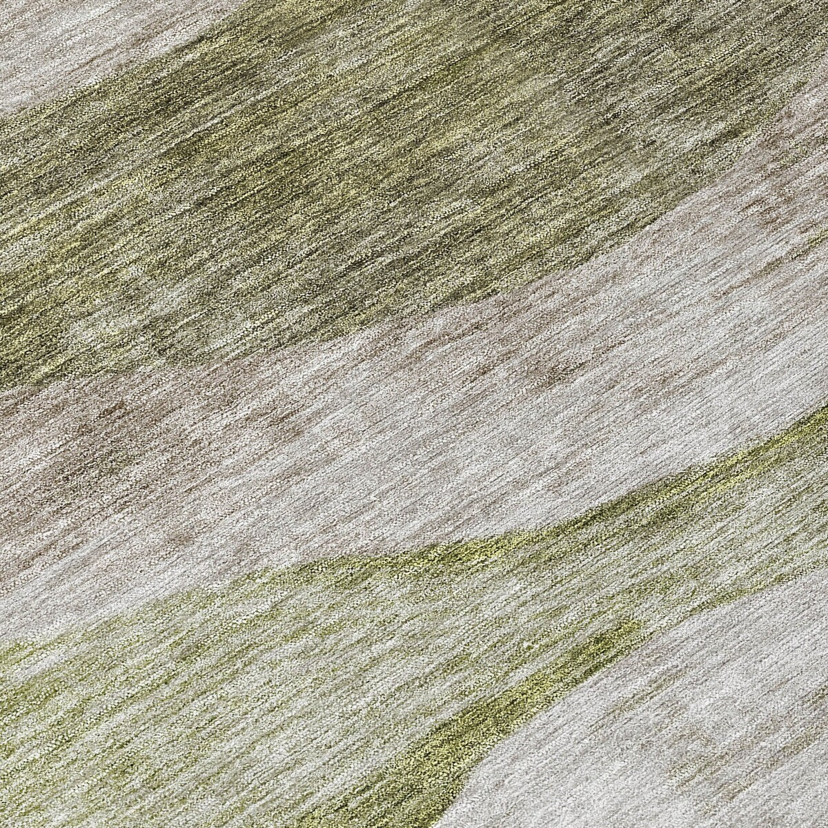 Machine Washable Indoor/ Outdoor Contemporary Waves Chantille Rug