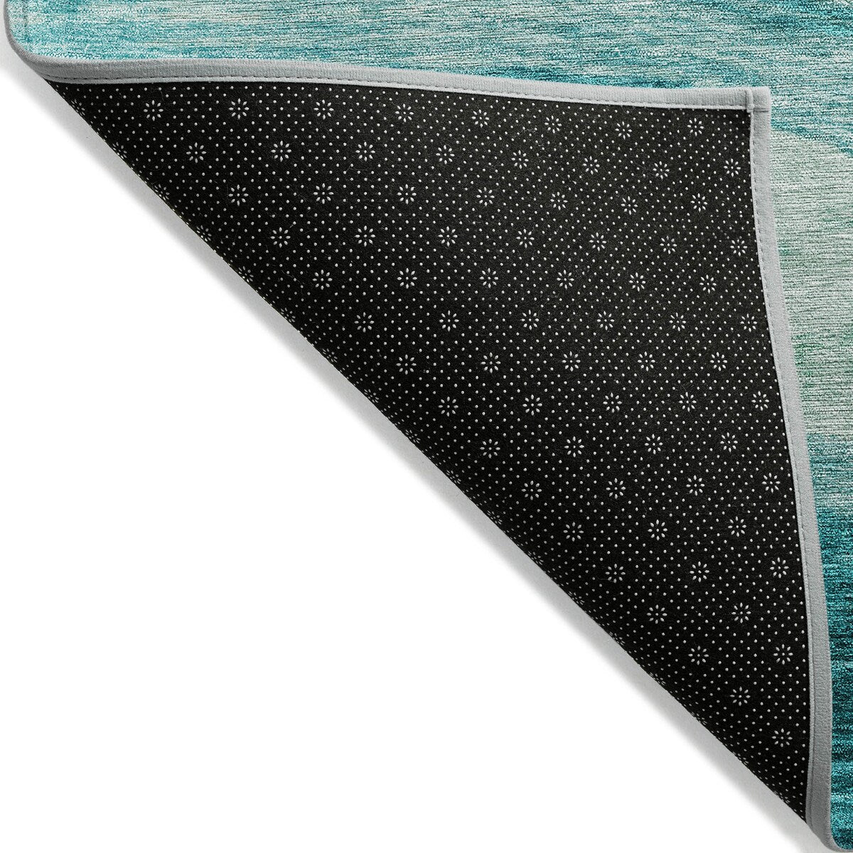 Machine Washable Indoor/ Outdoor Contemporary Waves Chantille Rug