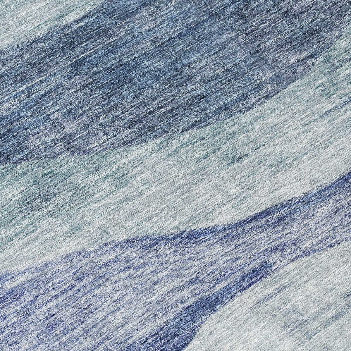 Machine Washable Indoor/ Outdoor Contemporary Waves Chantille Rug