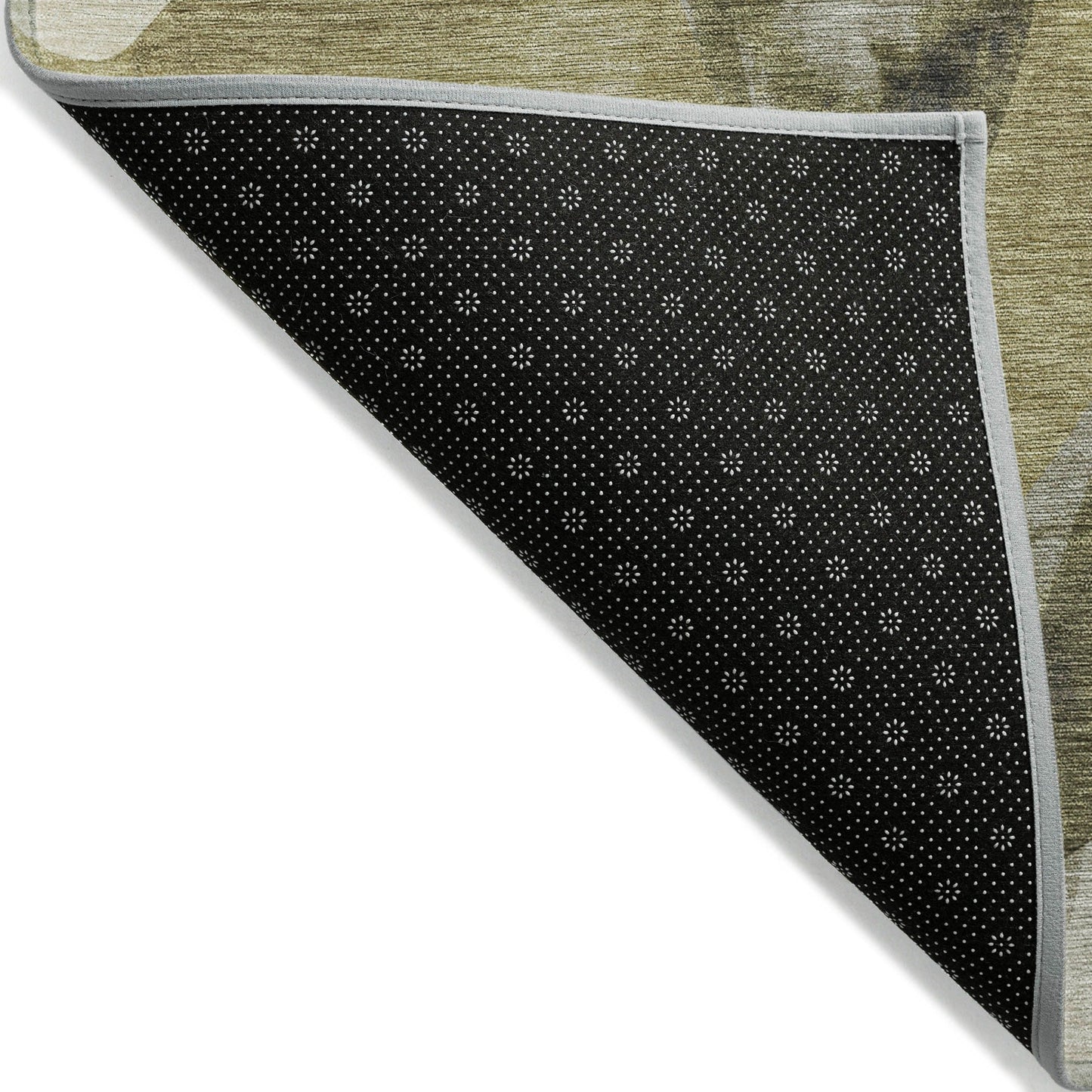 Machine Washable Indoor/ Outdoor Modern Chantille Rug