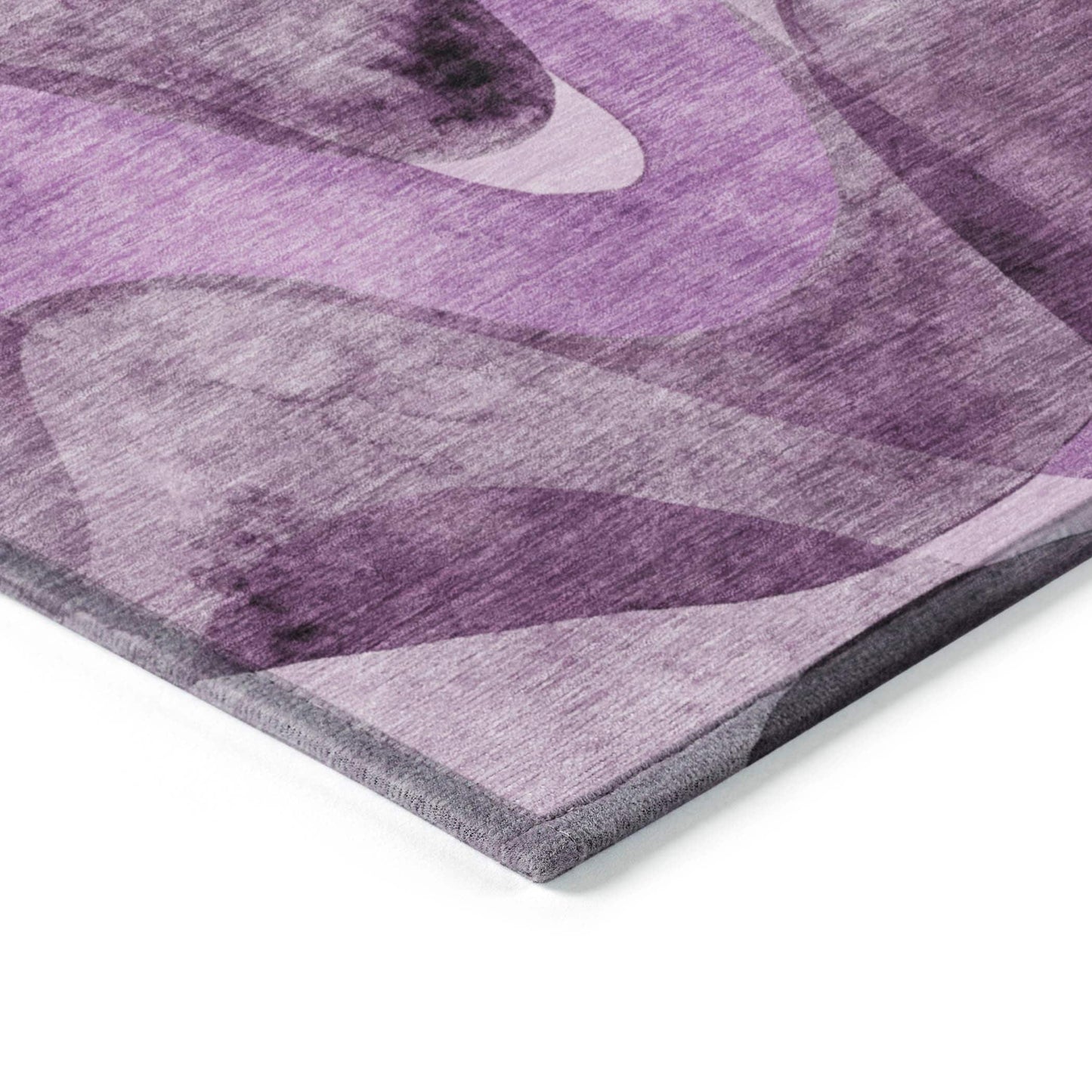 Machine Washable Indoor/ Outdoor Modern Chantille Rug