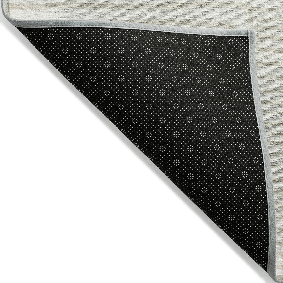 Machine Washable Indoor/ Outdoor Modern Mosaic Chantille Rug