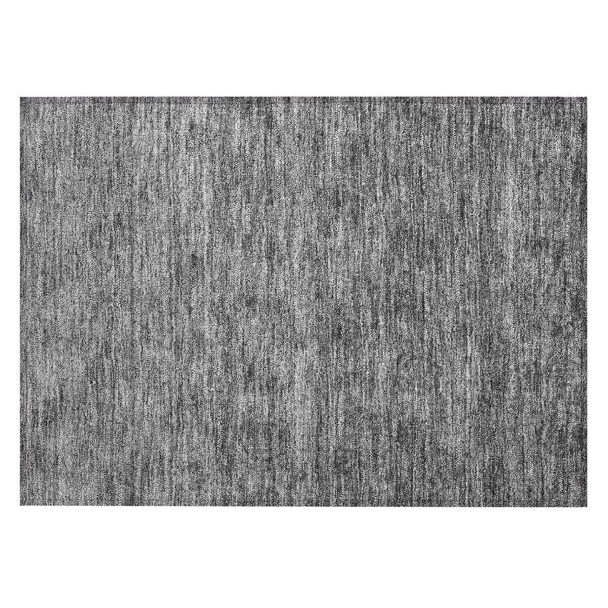 Machine Washable Indoor/ Outdoor Ombre Damask Chantille Rug
