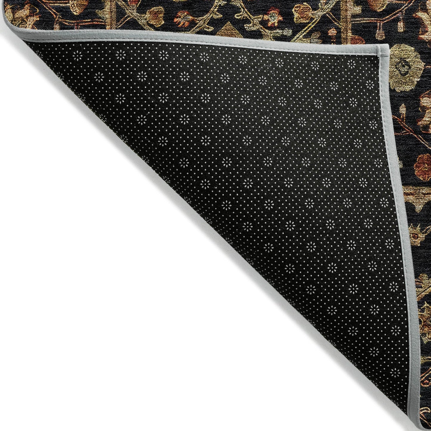 Machine Washable Indoor/ Outdoor Traditional Persian Chantille Rug