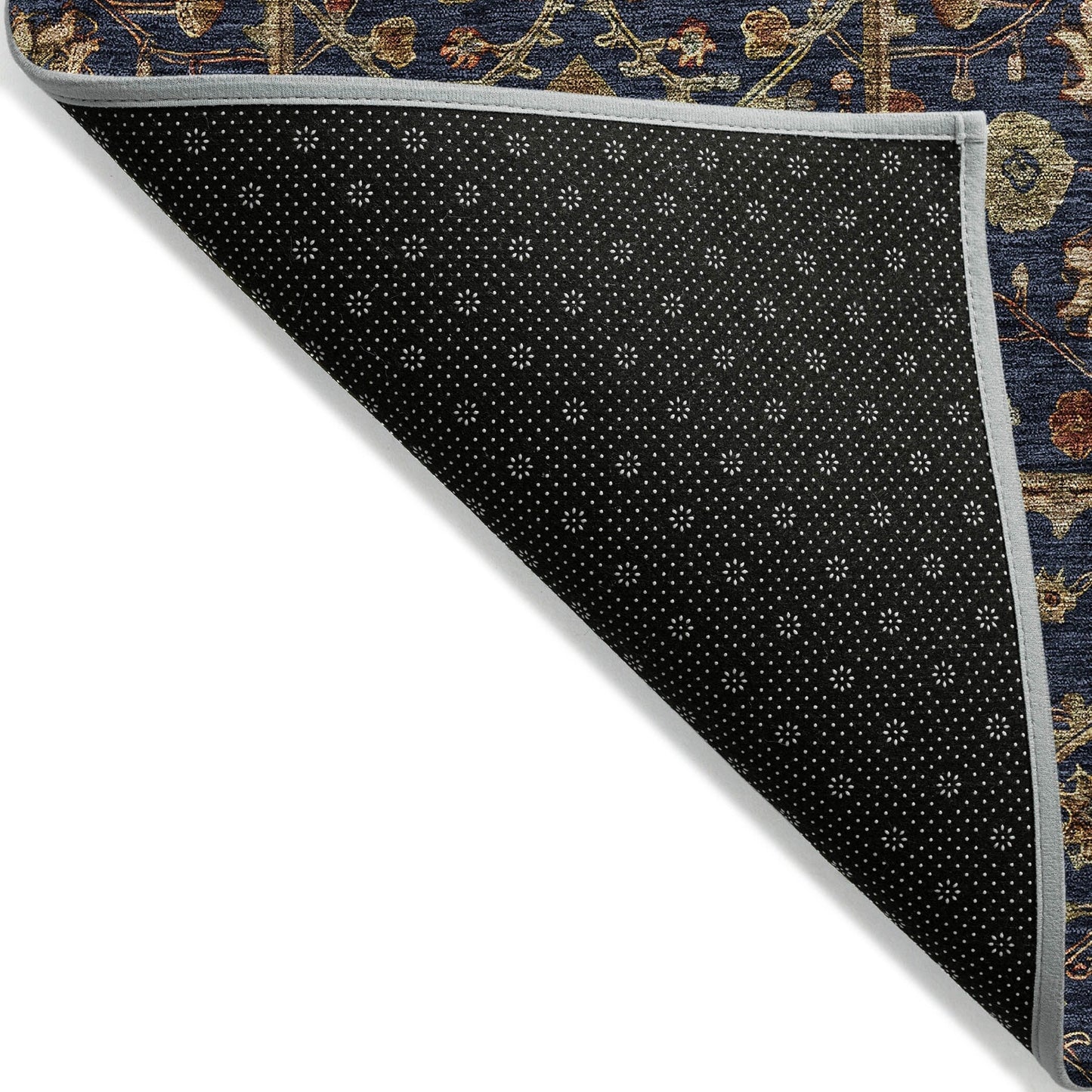 Machine Washable Indoor/ Outdoor Traditional Persian Chantille Rug