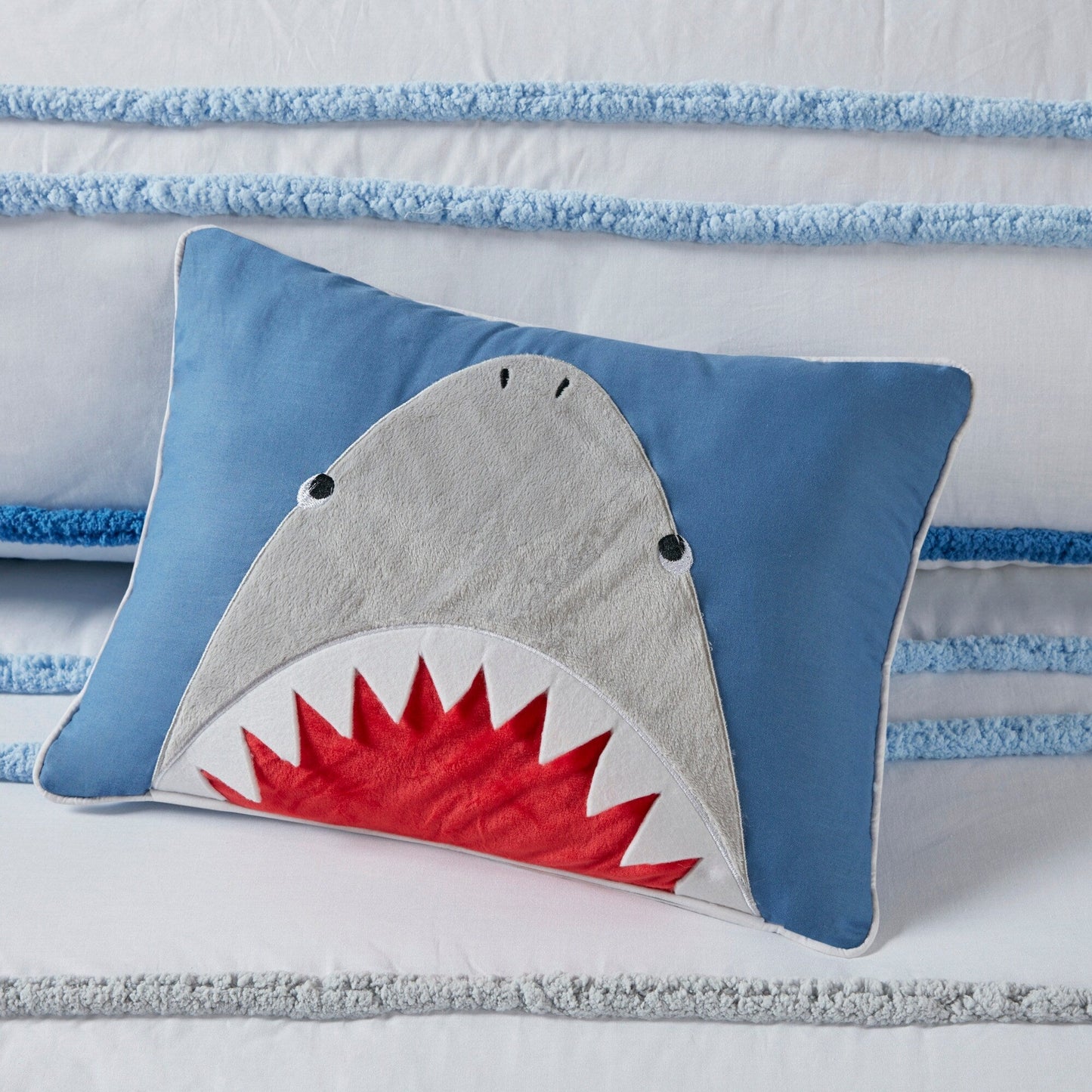 Mackenzie Cotton Duvet Cover Set with Chenille Trim by Intelligent Design Kids