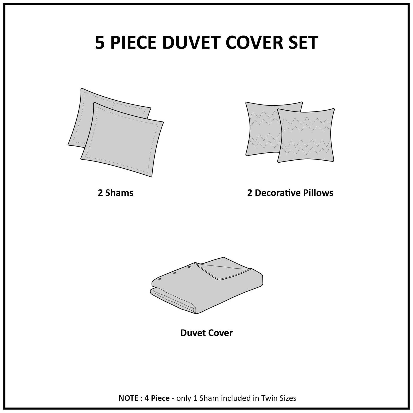 Mackenzie Cotton Duvet Cover Set with Chenille Trim by Intelligent Design Kids