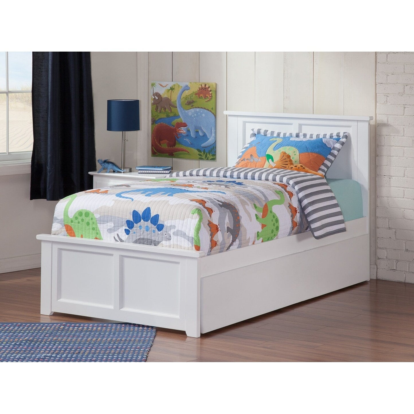 AFI Madison Platform Bed with Matching Footboard & Trundle
