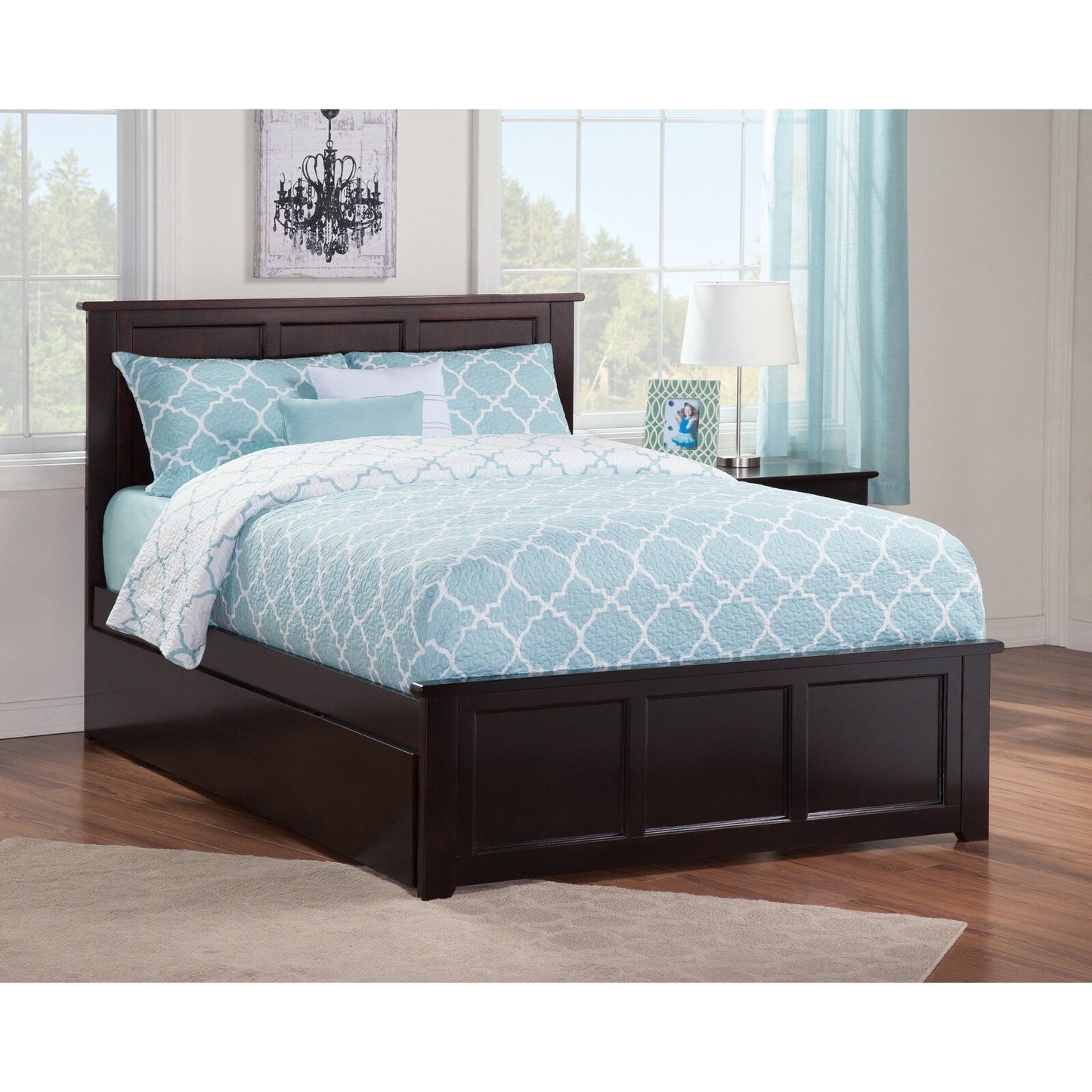 AFI Madison Platform Bed with Matching Footboard & Trundle