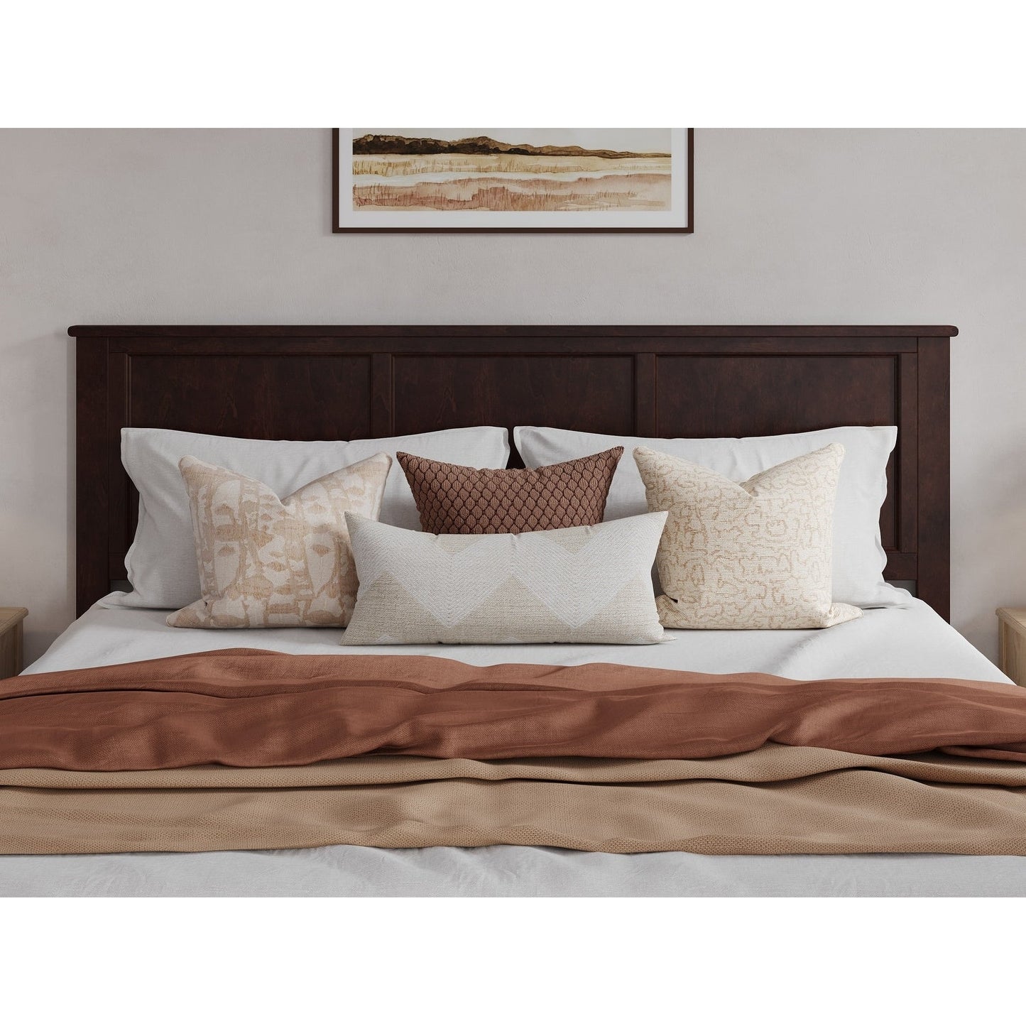 AFI Madison Platform Bed with Matching Footboard & Trundle