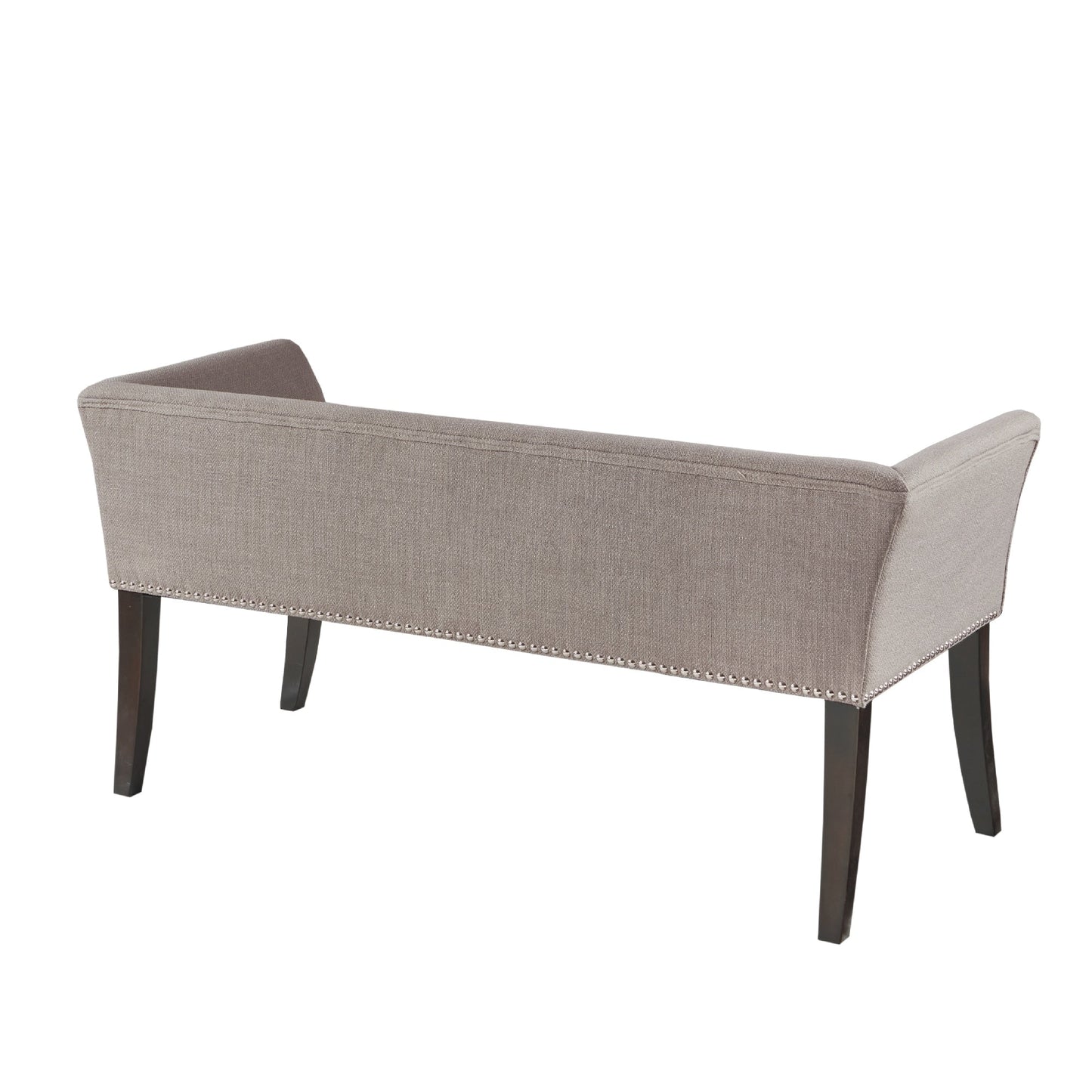 Banc rembourré Madison Park Welburn 49,5 avec dossier et pieds en bois