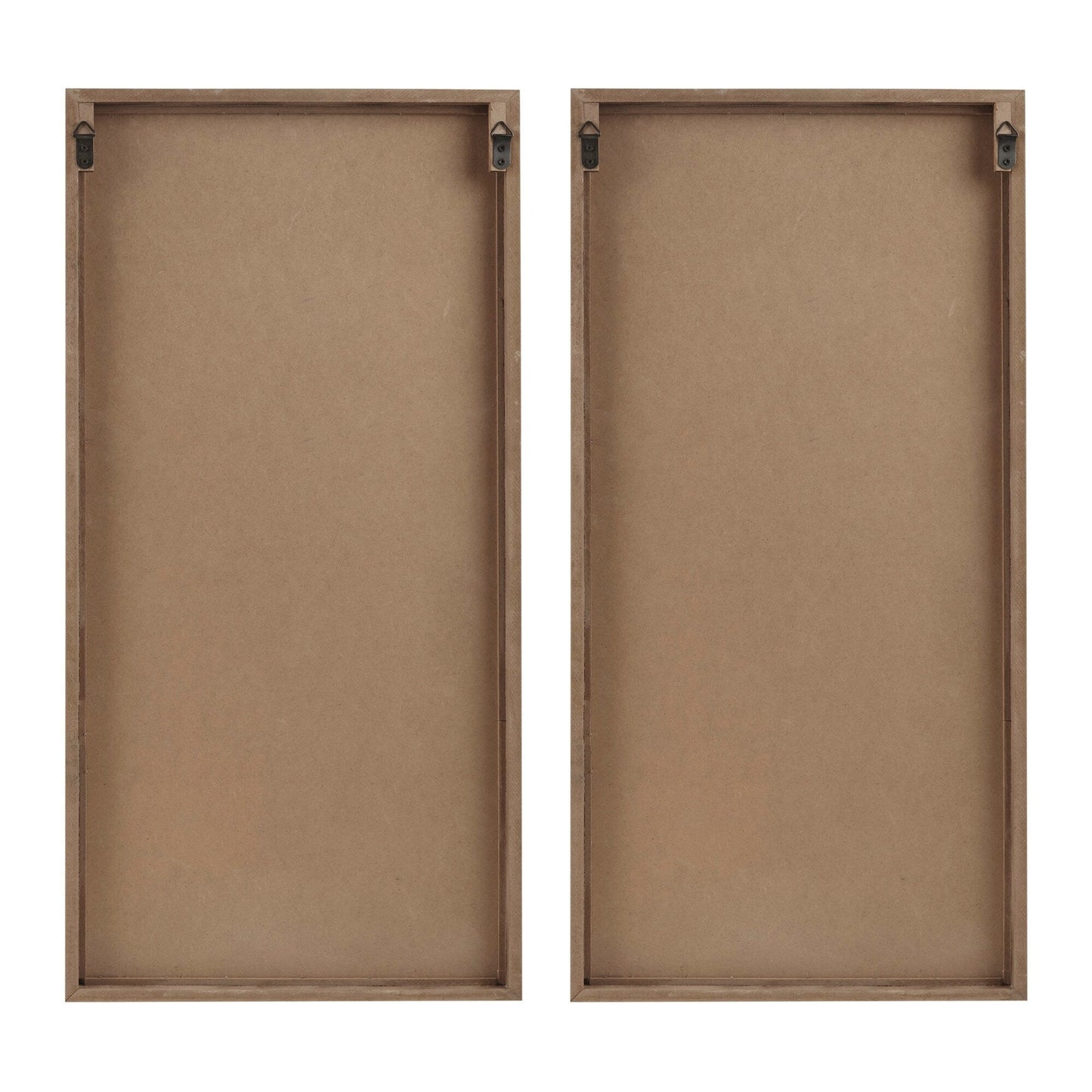Madison Park Birch Palms Birch Botanical Two-tone Wood Panel Wall Decor Set