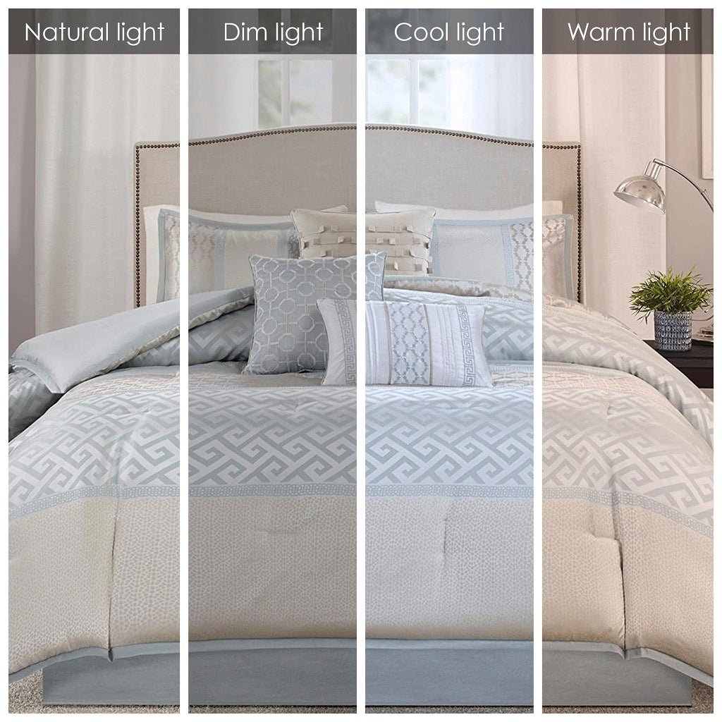 Madison Park Christian 7-piece Geometric Jacquard Comforter Set