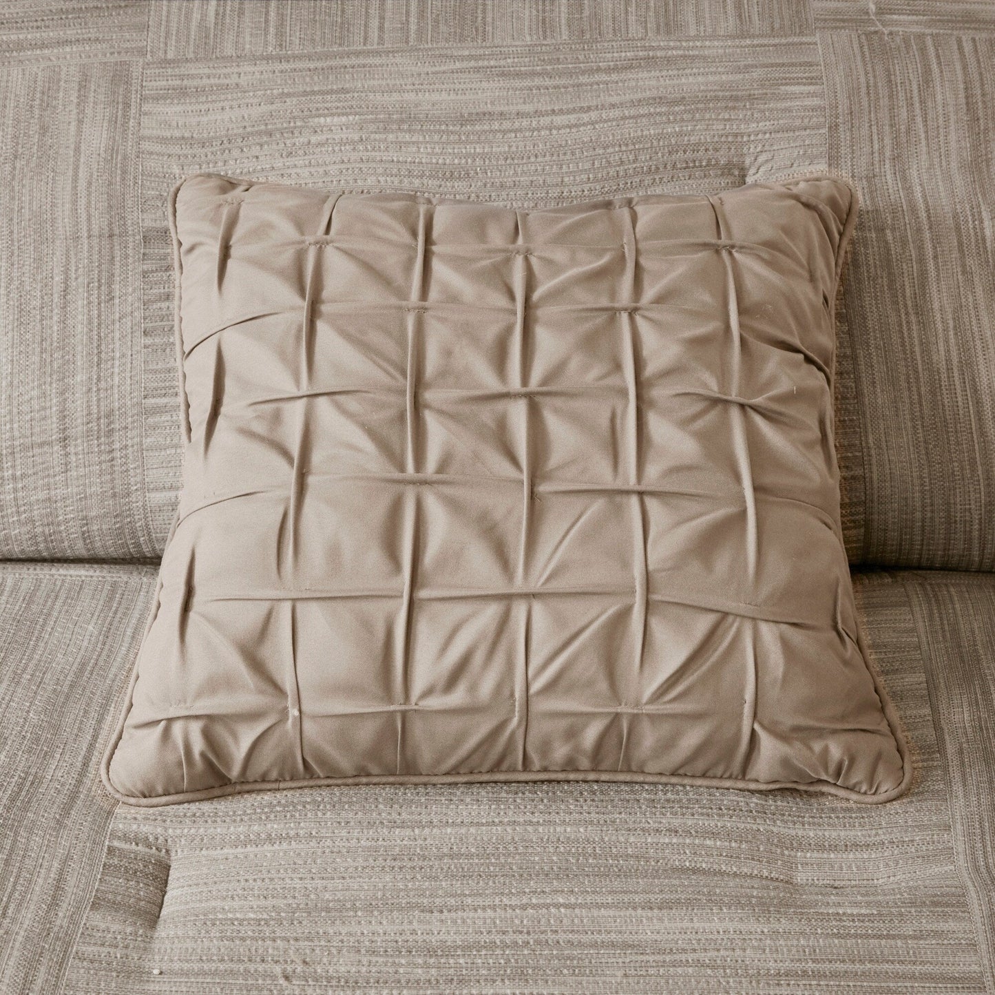 Madison Park Clayton 7 Piece Printed Seersucker Comforter Set