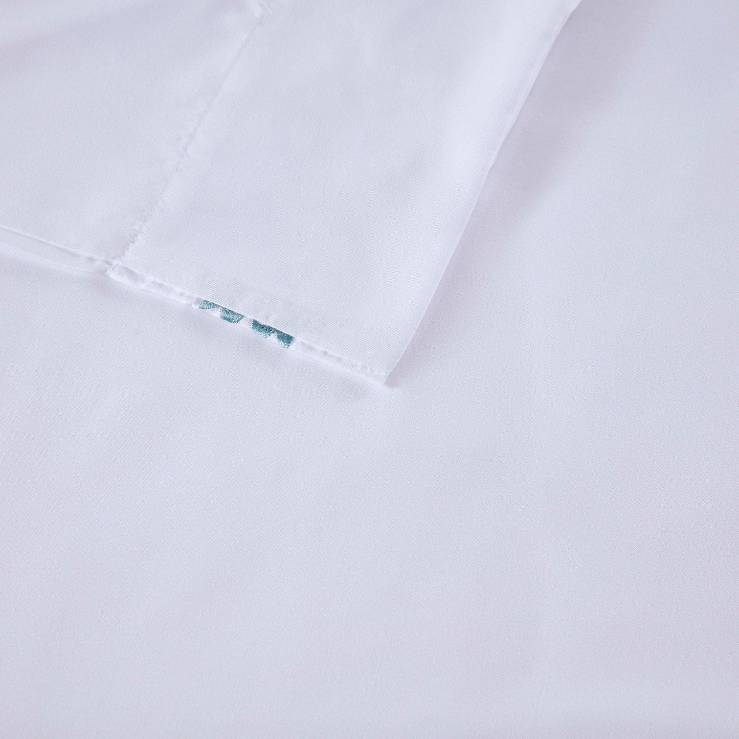 Madison Park Embroidered Microfiber 4 PC Sheet Set