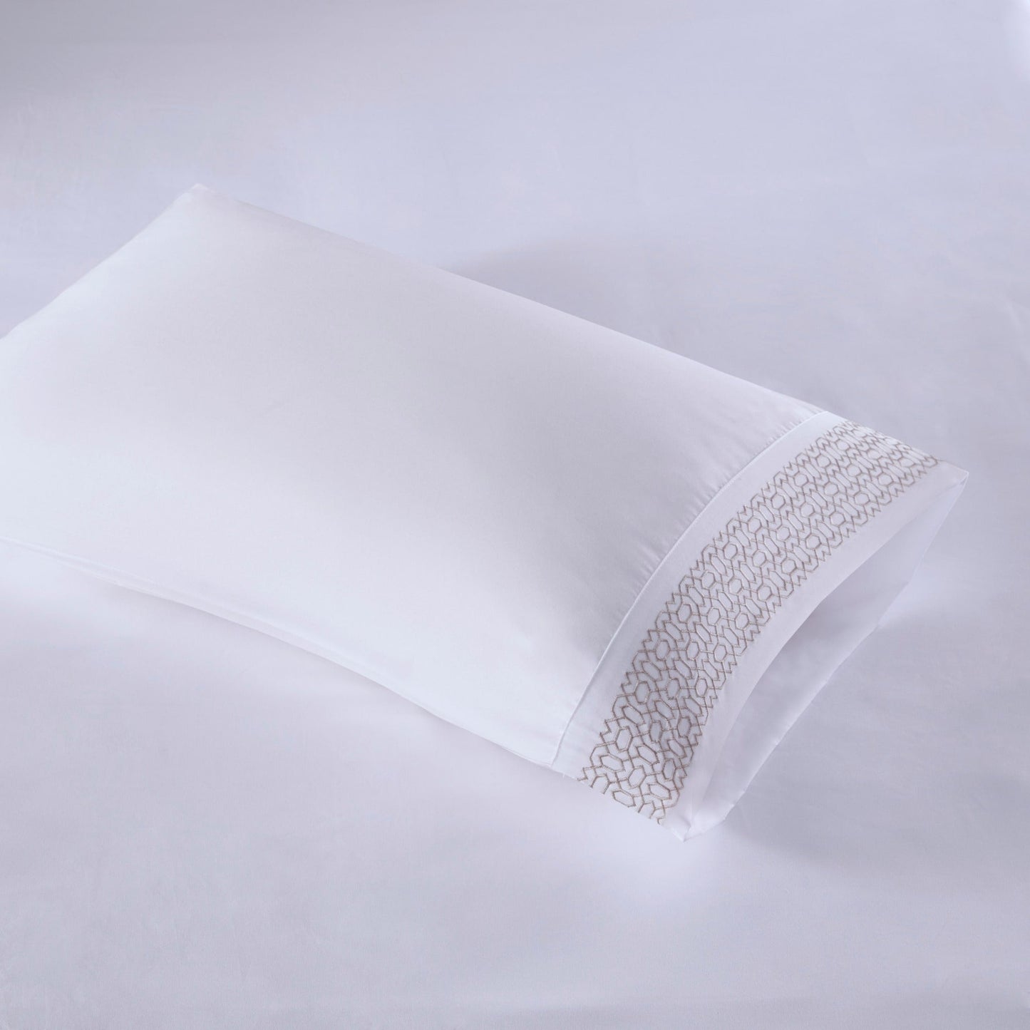 Madison Park Embroidered Microfiber 4 PC Sheet Set