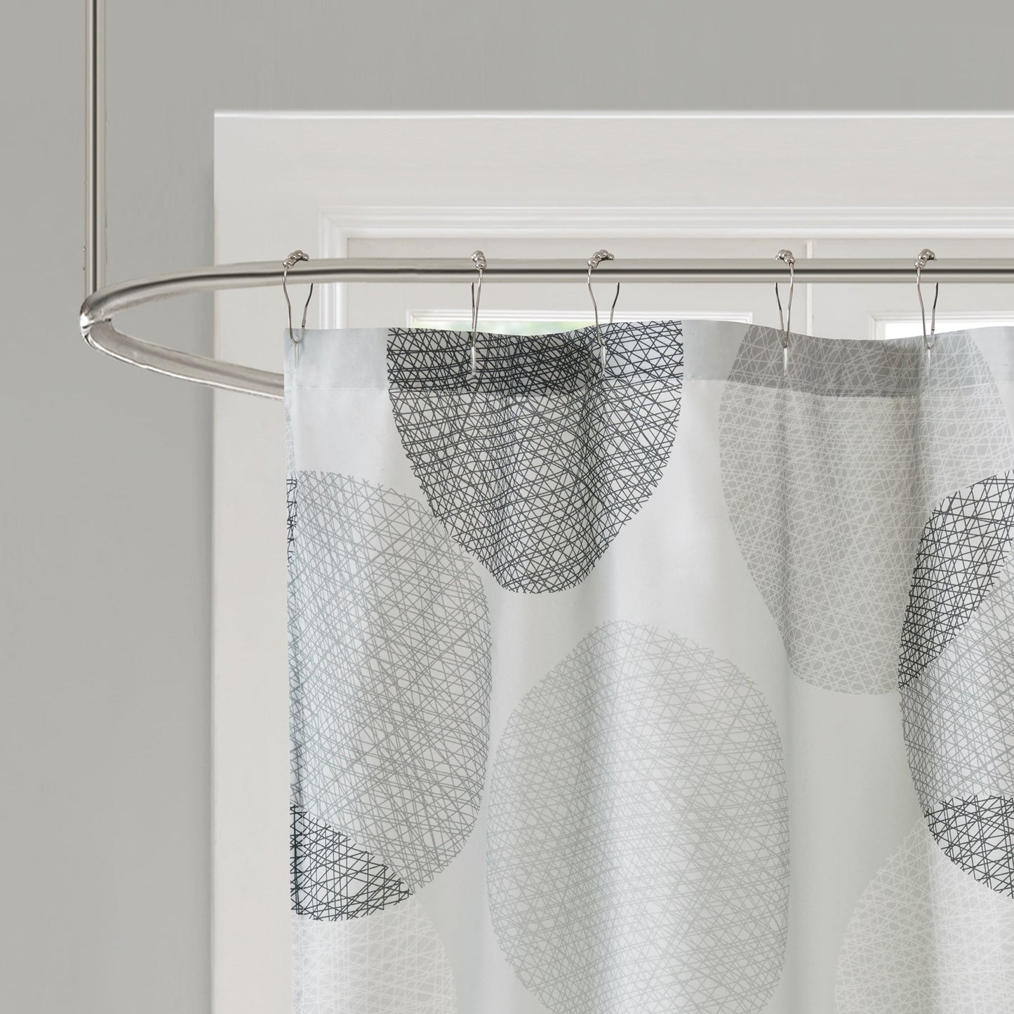 Madison Park Essentials Glendale Printed Shower Curtain