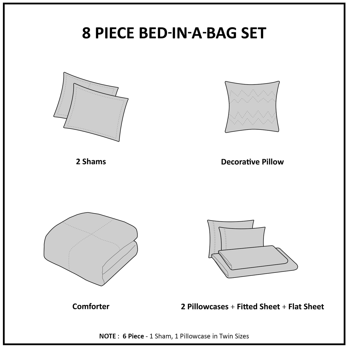 Madison Park Essentials Paton Navy Reversible Comforter Set with Bed Sheets