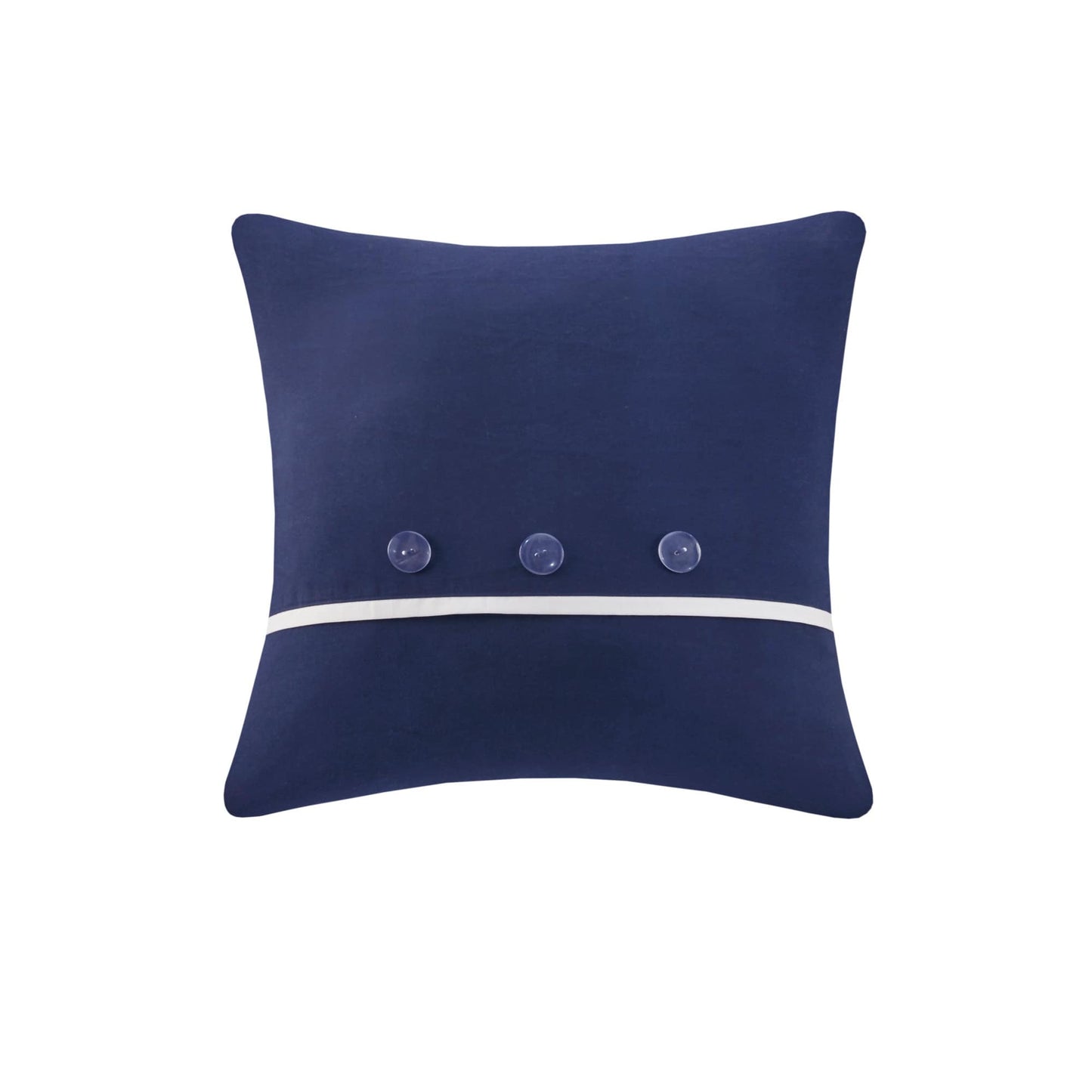 Madison Park Essentials Paton Navy Reversible Comforter Set with Bed Sheets
