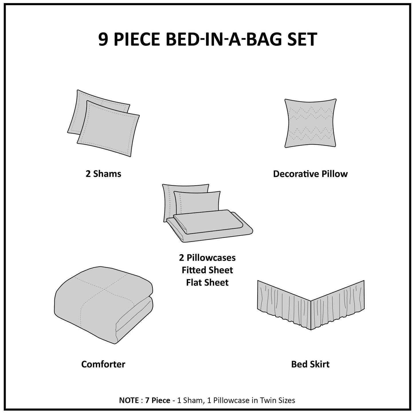 Madison Park Essentials Pelham Bay Coral/ Green Comforter Set with Cotton Bed Sheets