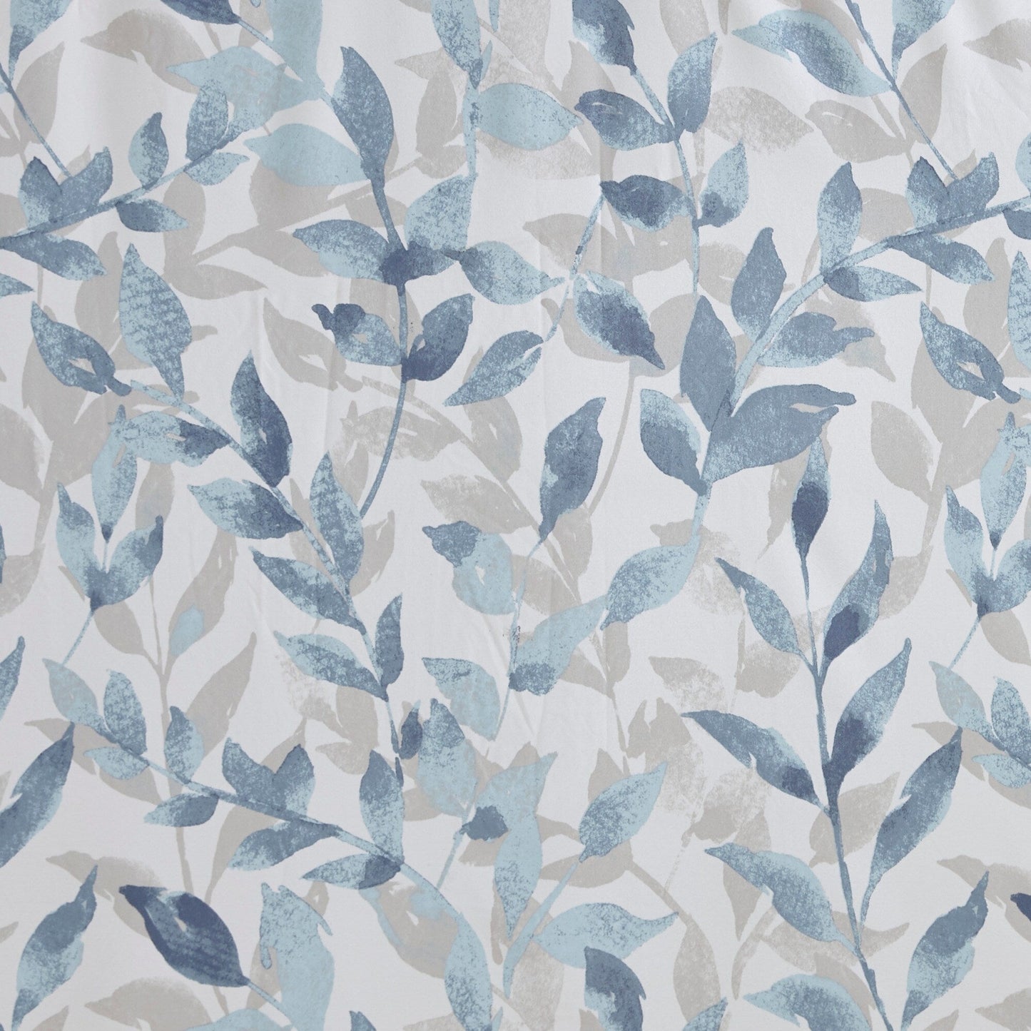 Madison Park Essentials Thelma Blue Botanical Printed Shower Curtain