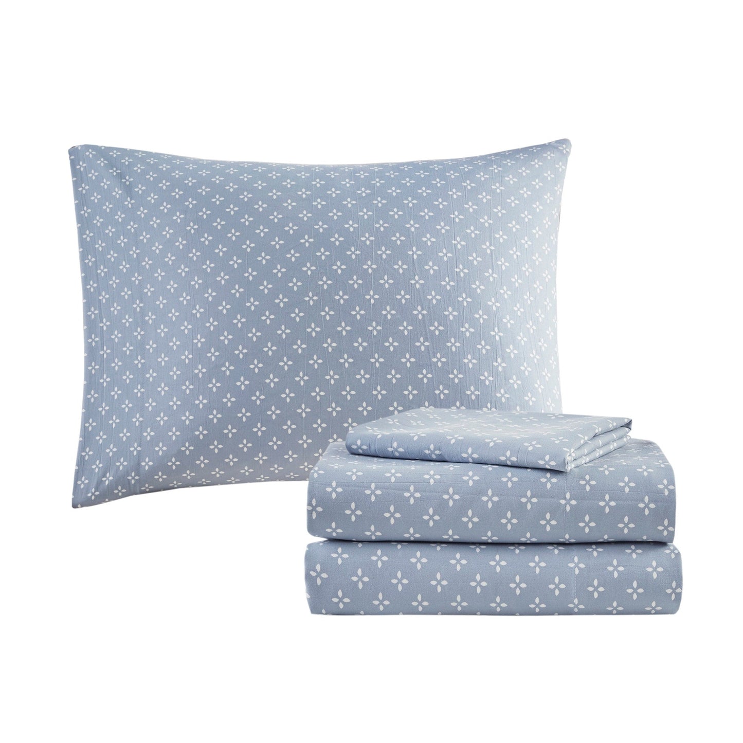 Madison Park Essentials Thelma Reversible Comforter Set with Bed Sheets