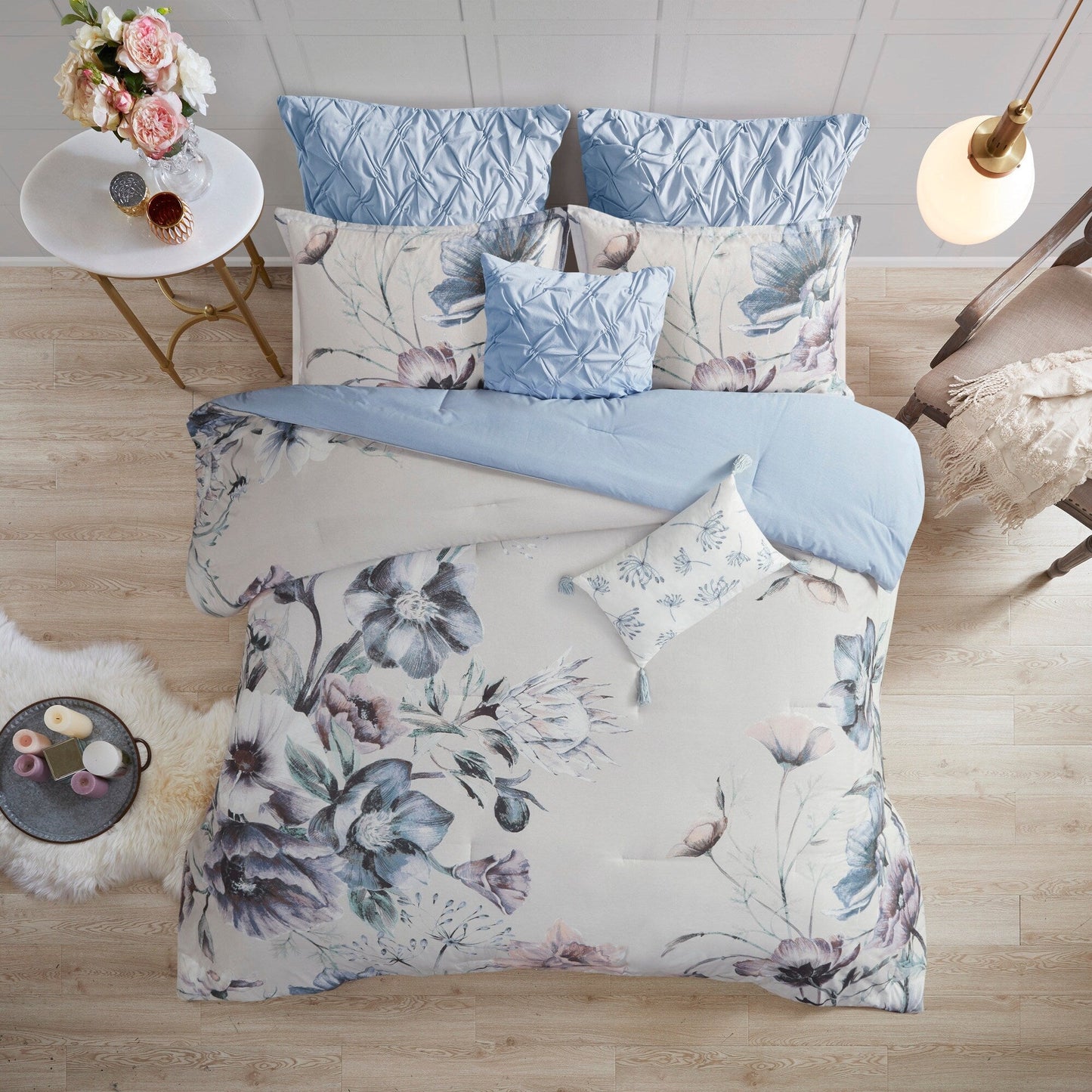 Madison Park Gisele 8 Piece Cotton Comforter Set