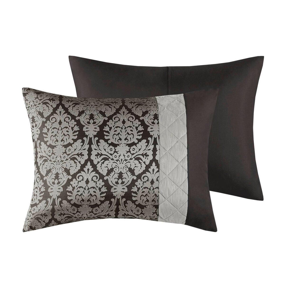 Madison Park Lily 6 Piece Jacquard Comforter Set with Throw Pillows