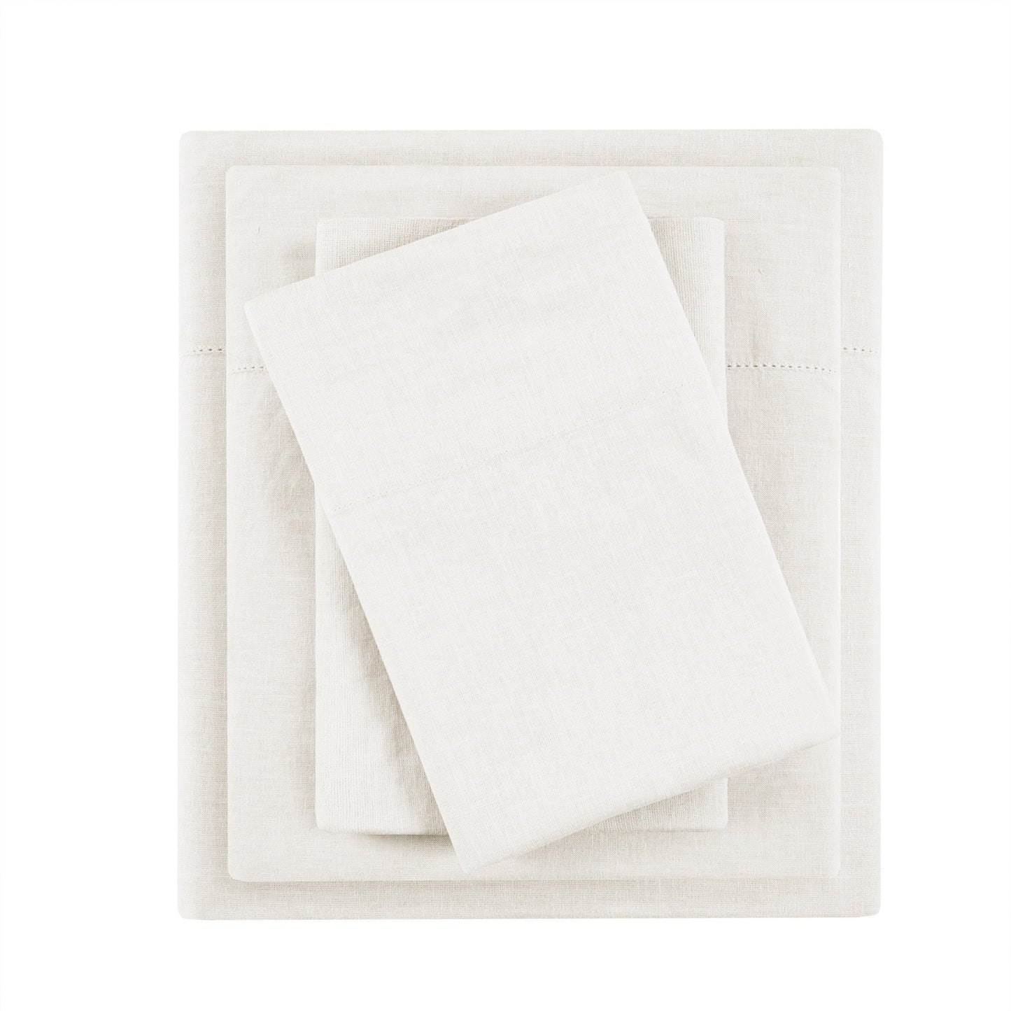Madison Park Linen Blend 4PC Sheet Set