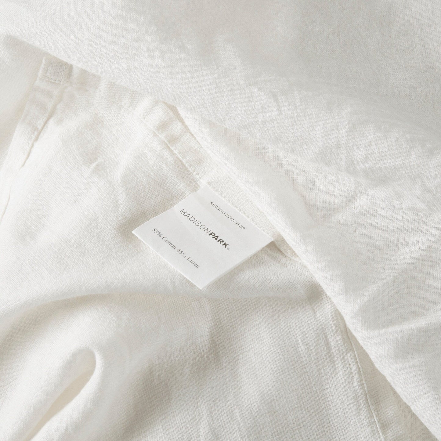 Madison Park Linen Blend 4PC Sheet Set