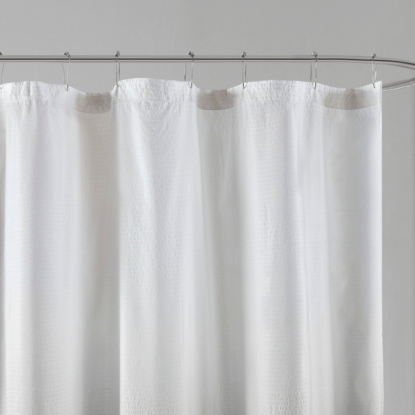Madison Park Loire Ombre Printed Seersucker Shower Curtain