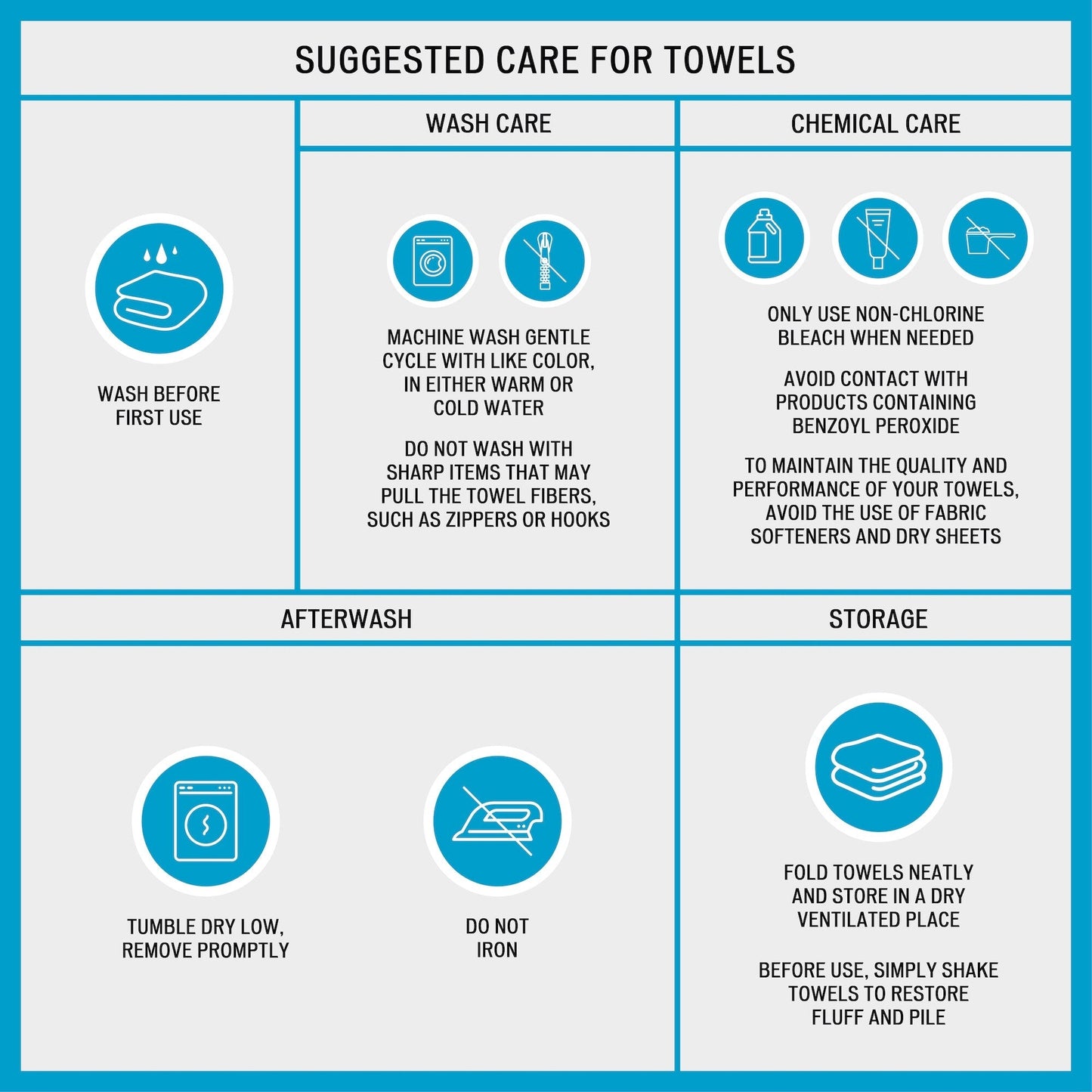 Madison Park Organic 6 Piece Cotton Towel Set