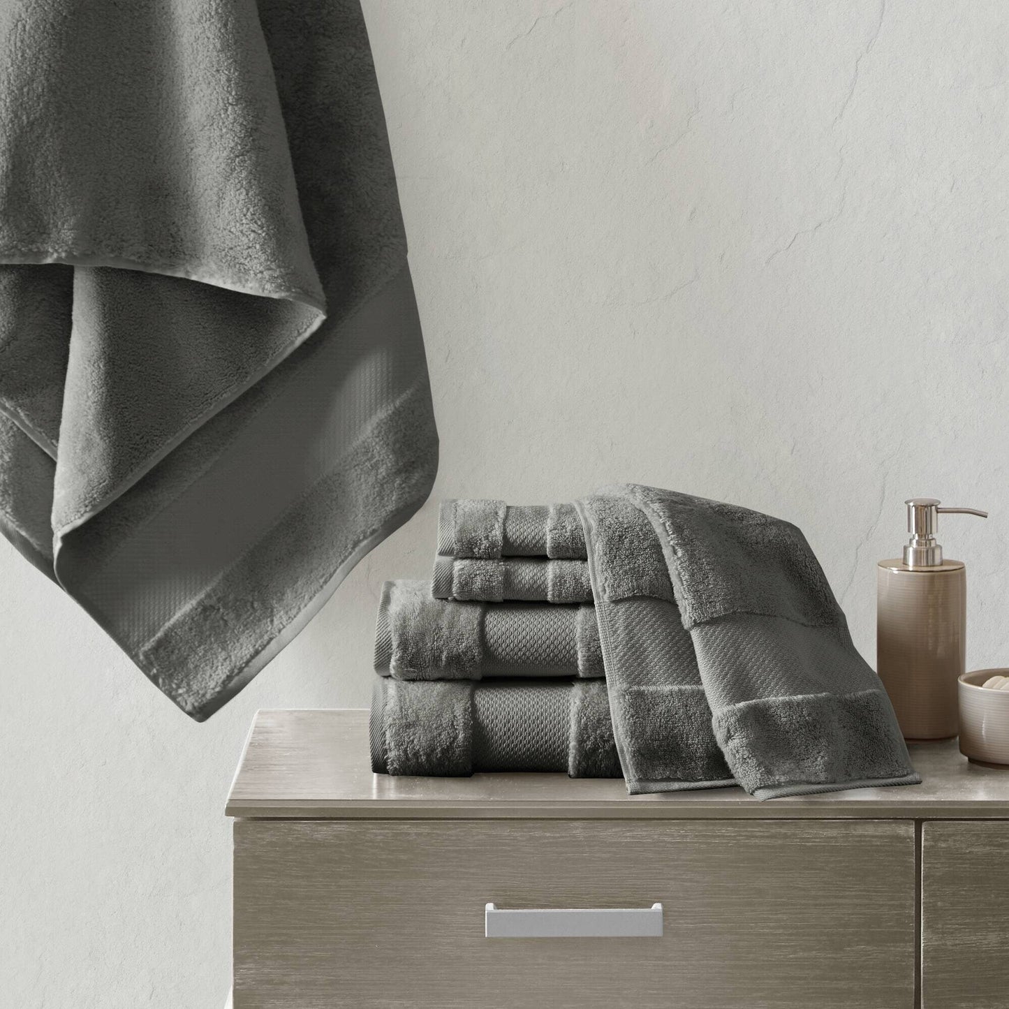 Madison Park Signature Turkish Cotton 6-piece Bath Towel Set