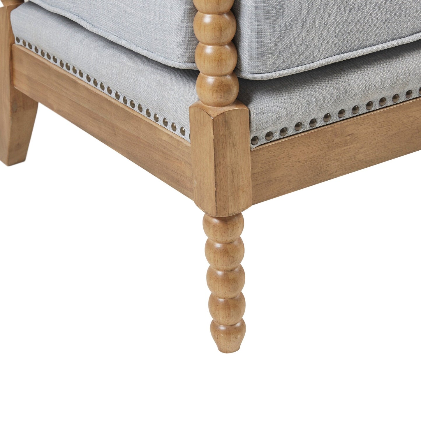 Madison Park Donohue Turned Wood Frame Armchair