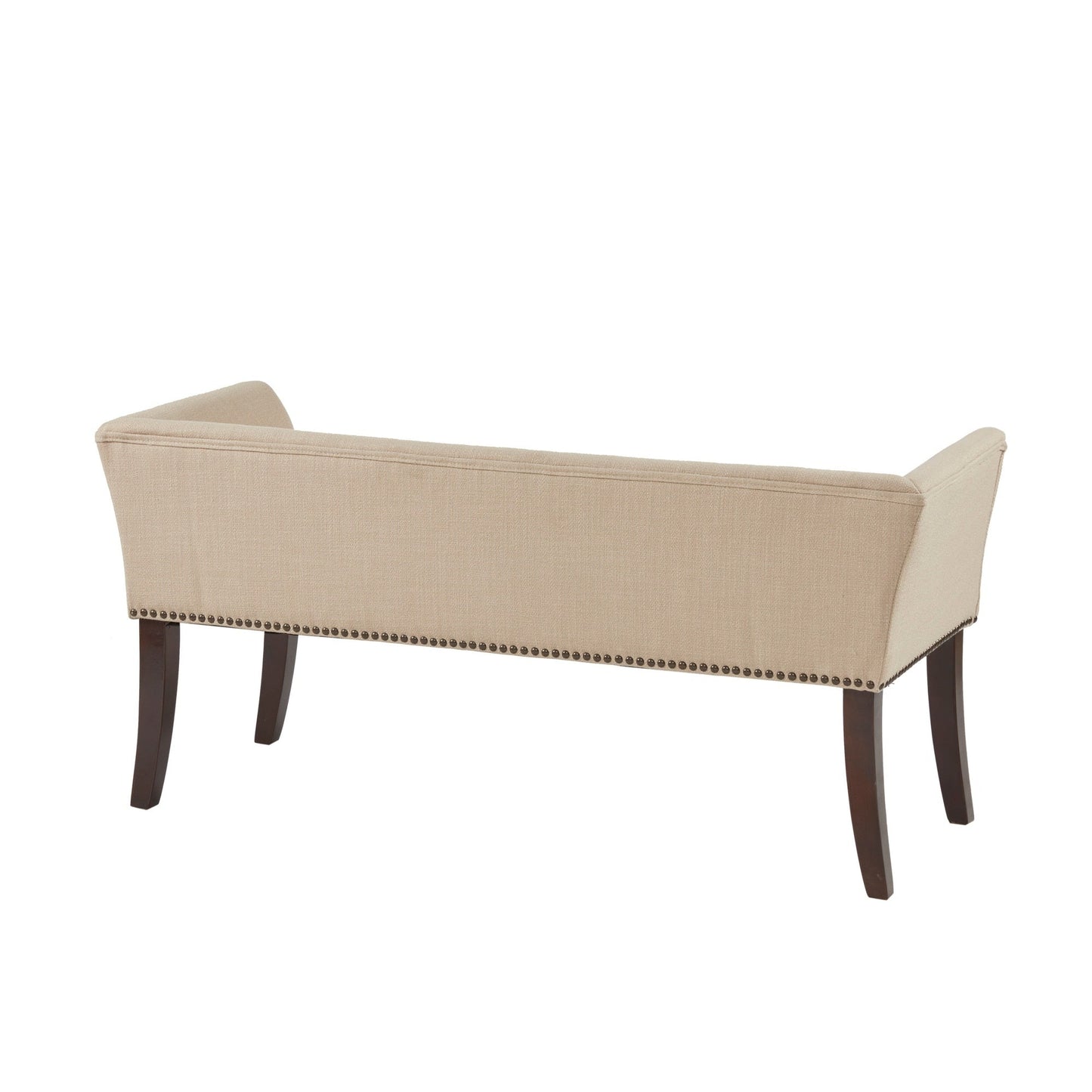 Banc rembourré Madison Park Welburn 49,5 avec dossier et pieds en bois