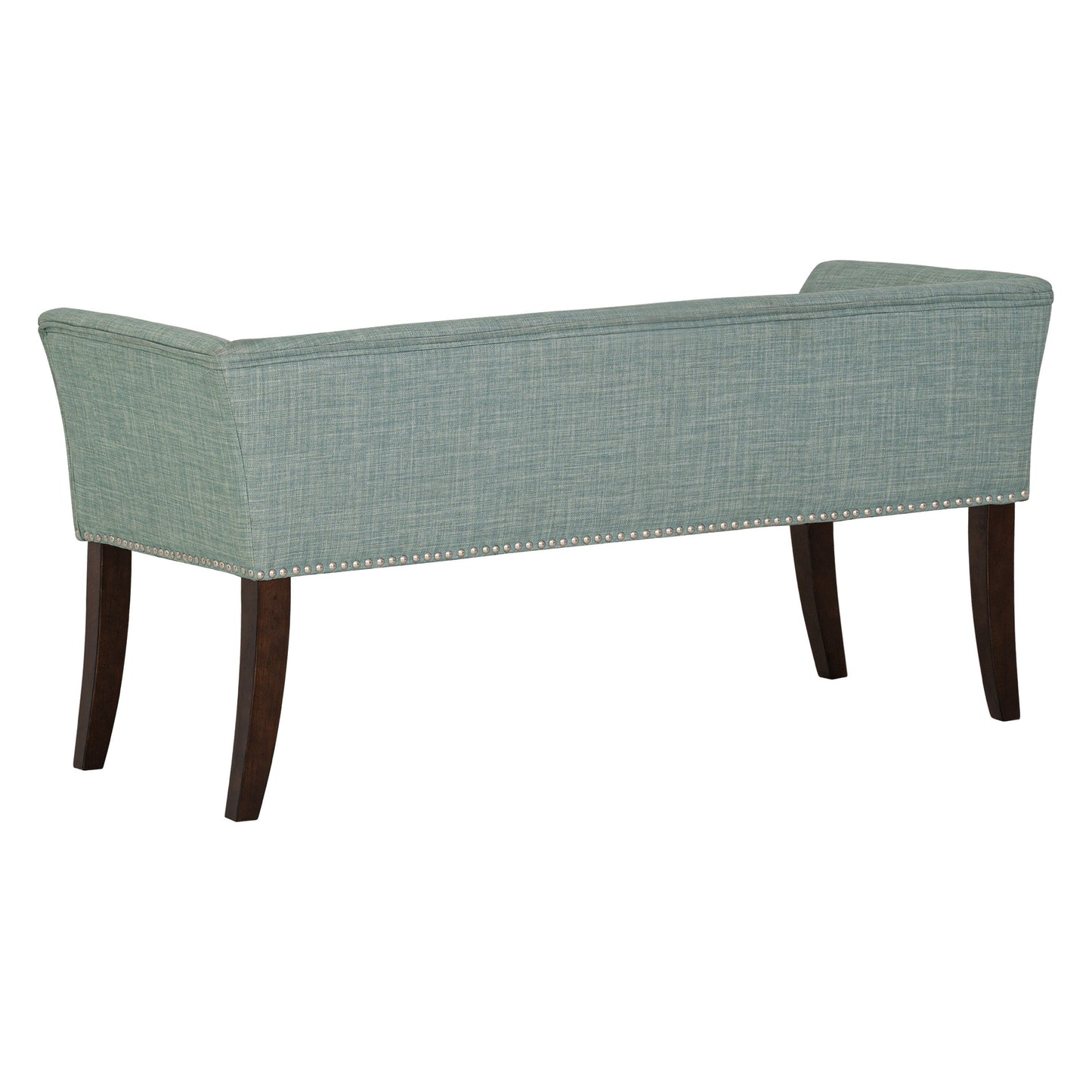 Banc rembourré Madison Park Welburn 49,5 avec dossier et pieds en bois