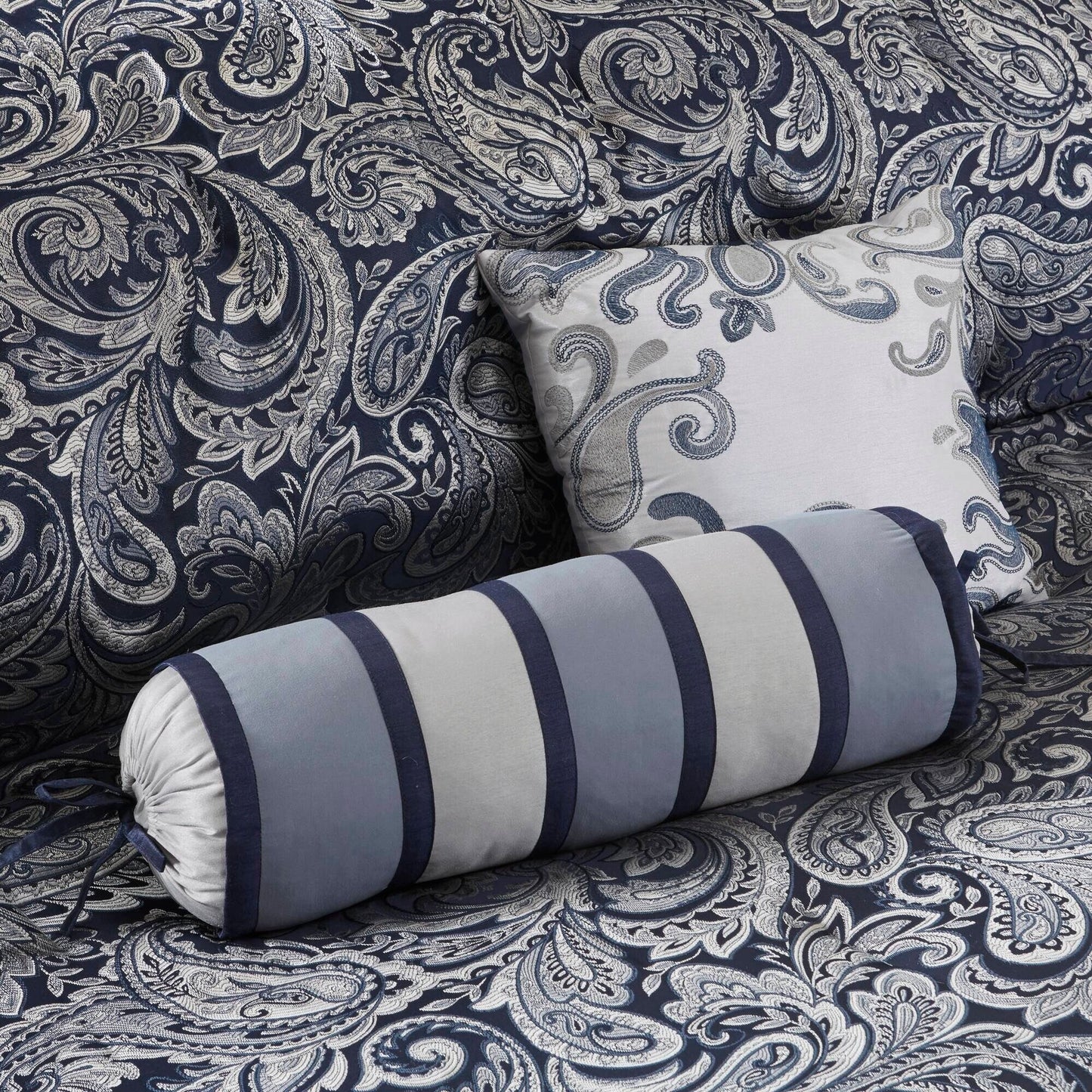 Madison Park Whitman 12 Piece Comforter Set with Cotton Bed Sheets