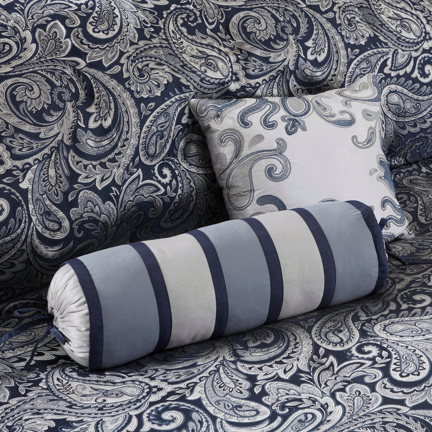 Madison Park Whitman 12 Piece Comforter Set with Cotton Bed Sheets