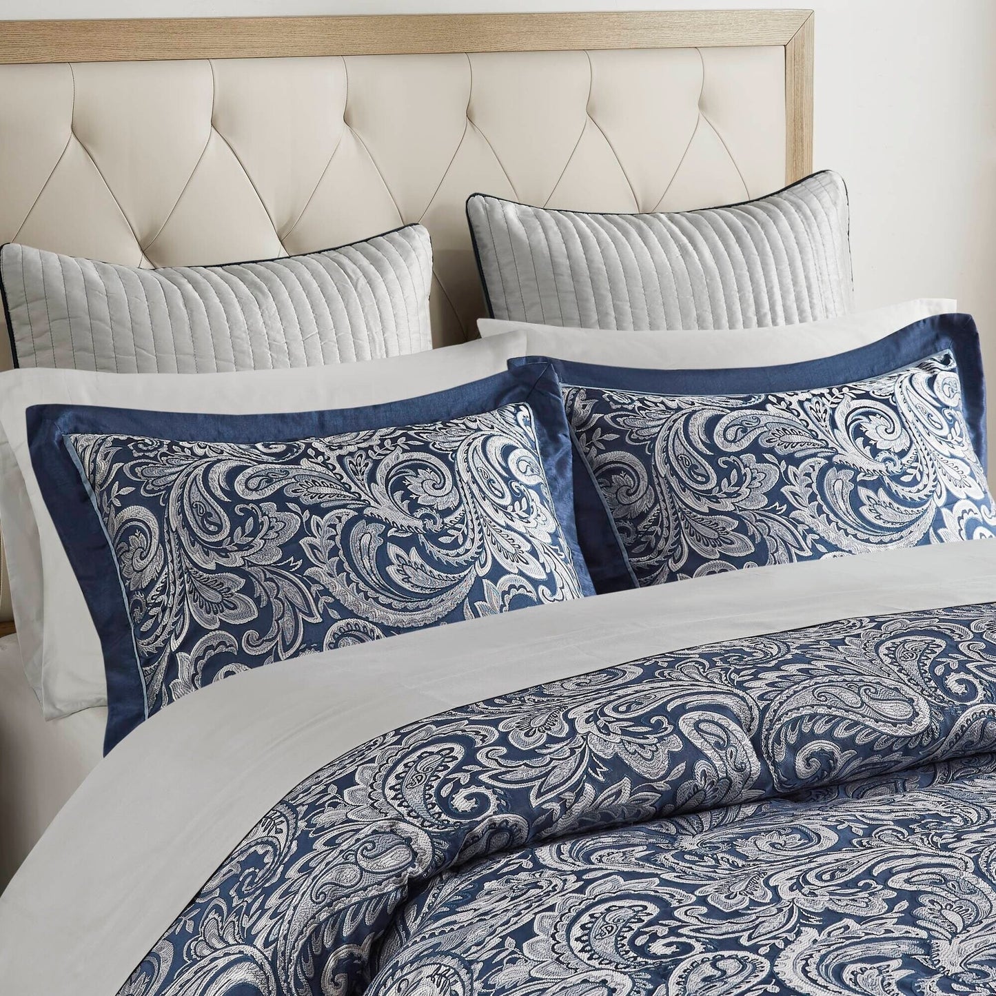 Madison Park Whitman 12 Piece Comforter Set with Cotton Bed Sheets
