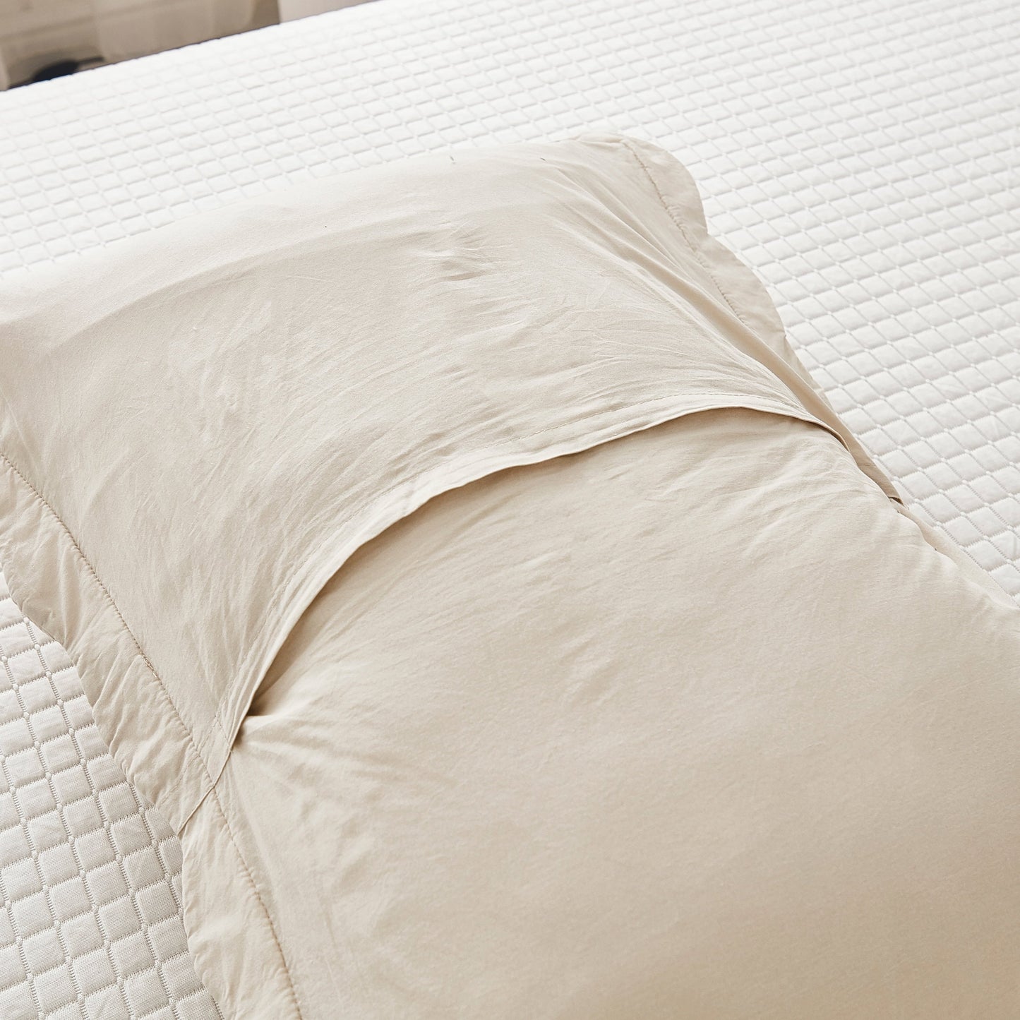 MarCielo 2-Piece 100% Cotton Embroidered Quilted Pillow Shams