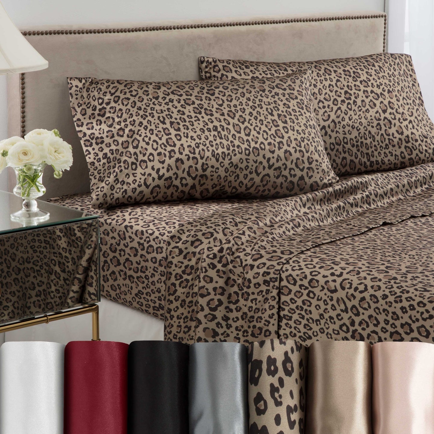 Martex Elegance Satin Silk Soft & Breathable For Hair & Skin Sheet Set