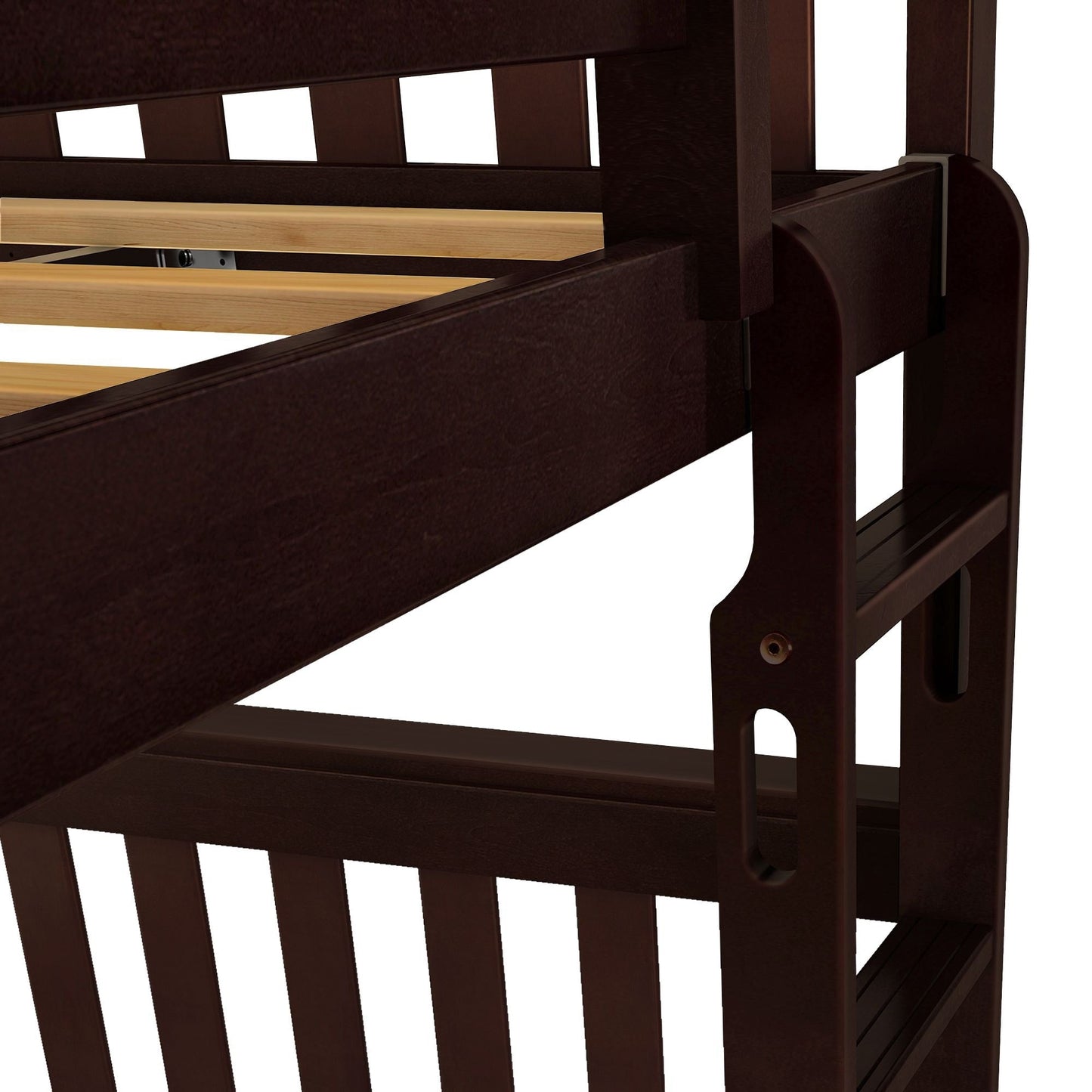Max and Lily Twin over Twin Solid Wood Bunk Bed