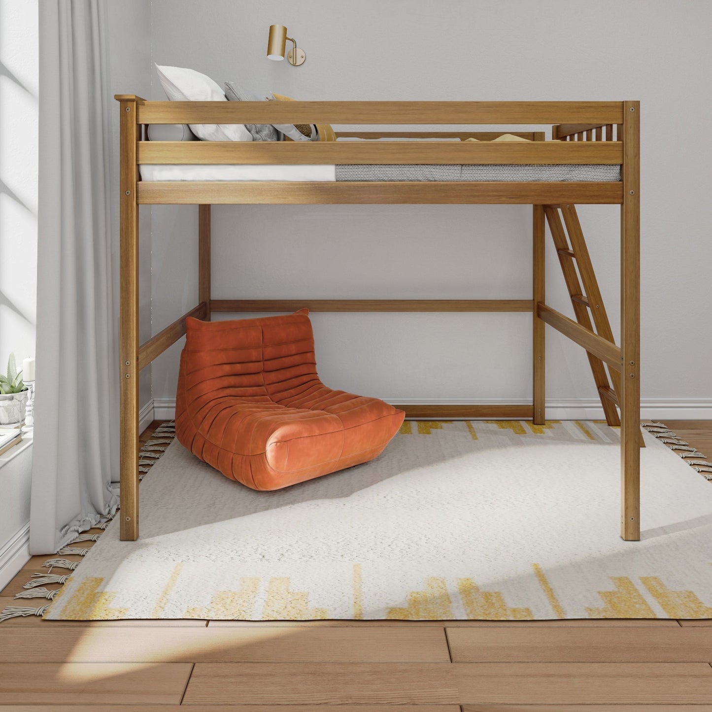 Max and Lily Full-Size High Loft Bed